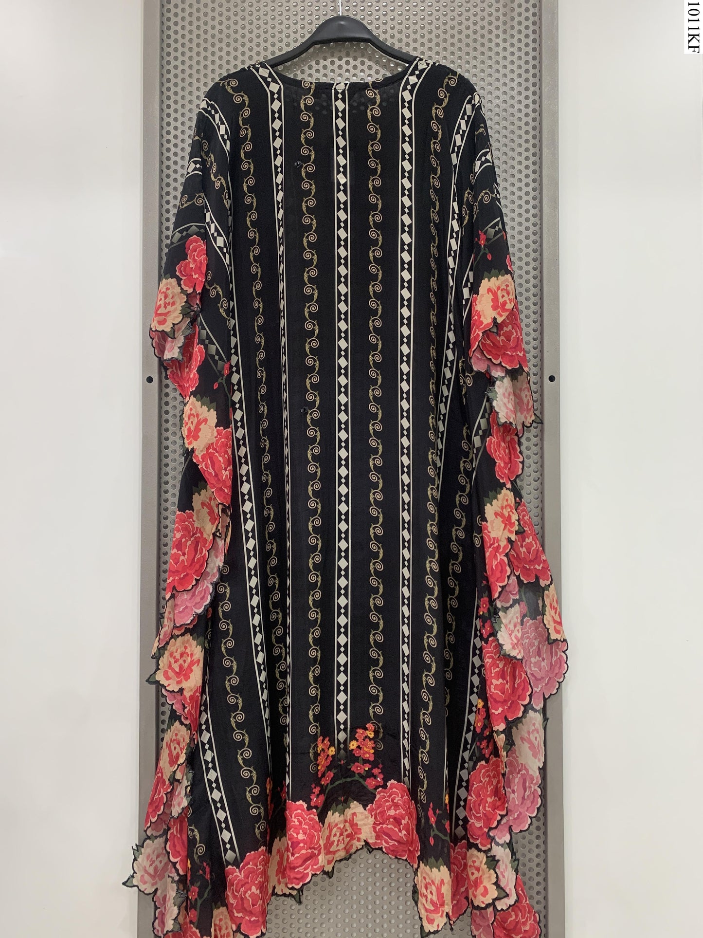 Kaftan Set - K7840 FW BK