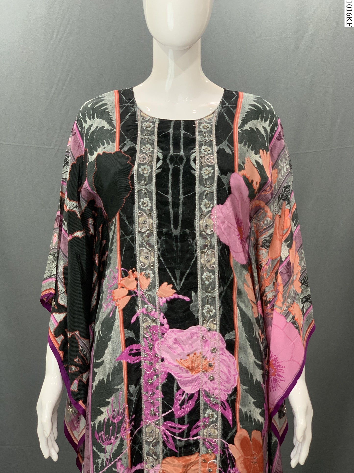 Kaftan Set - 7238 FW BK