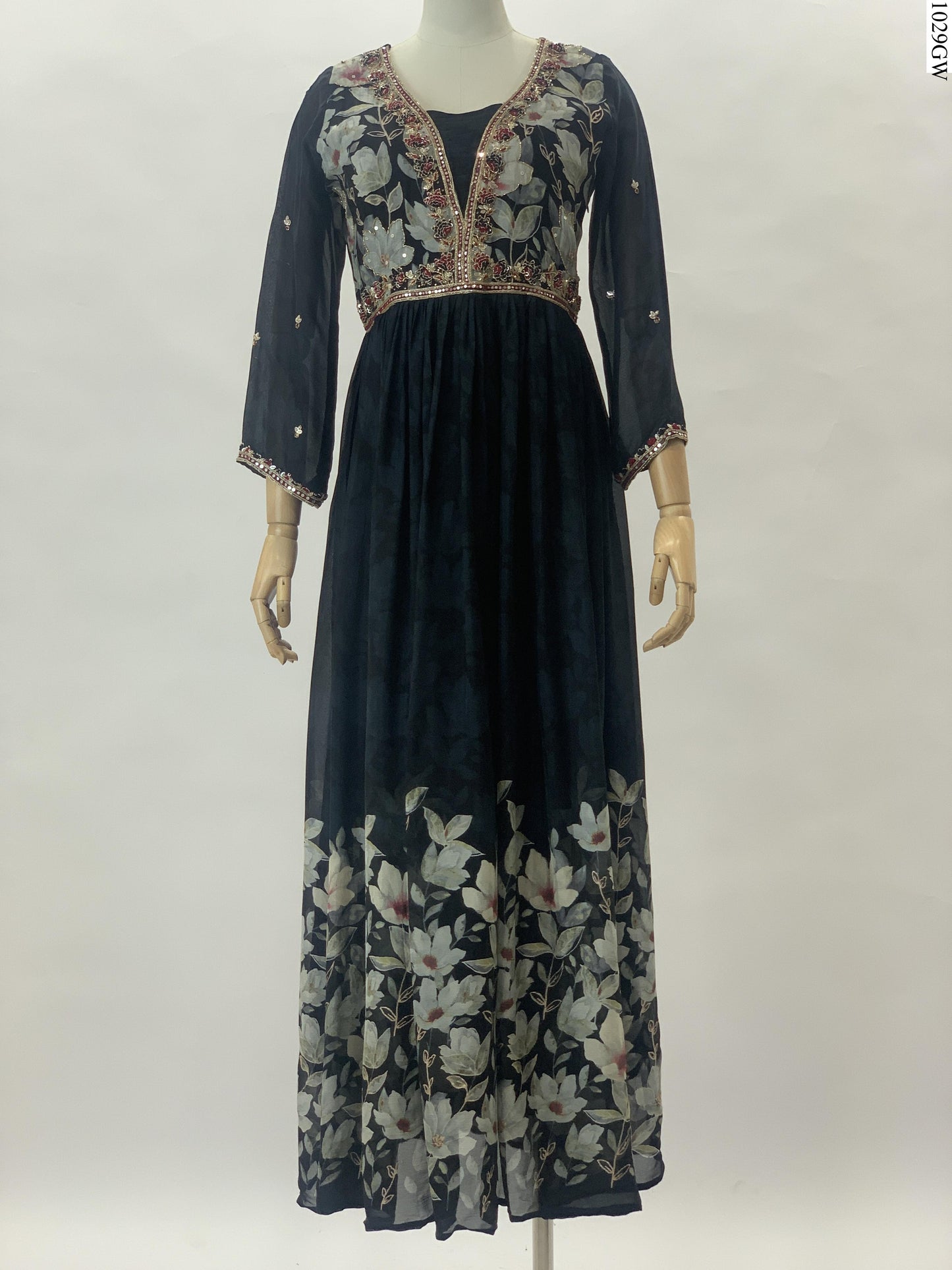 Gown - 7462 FW BK