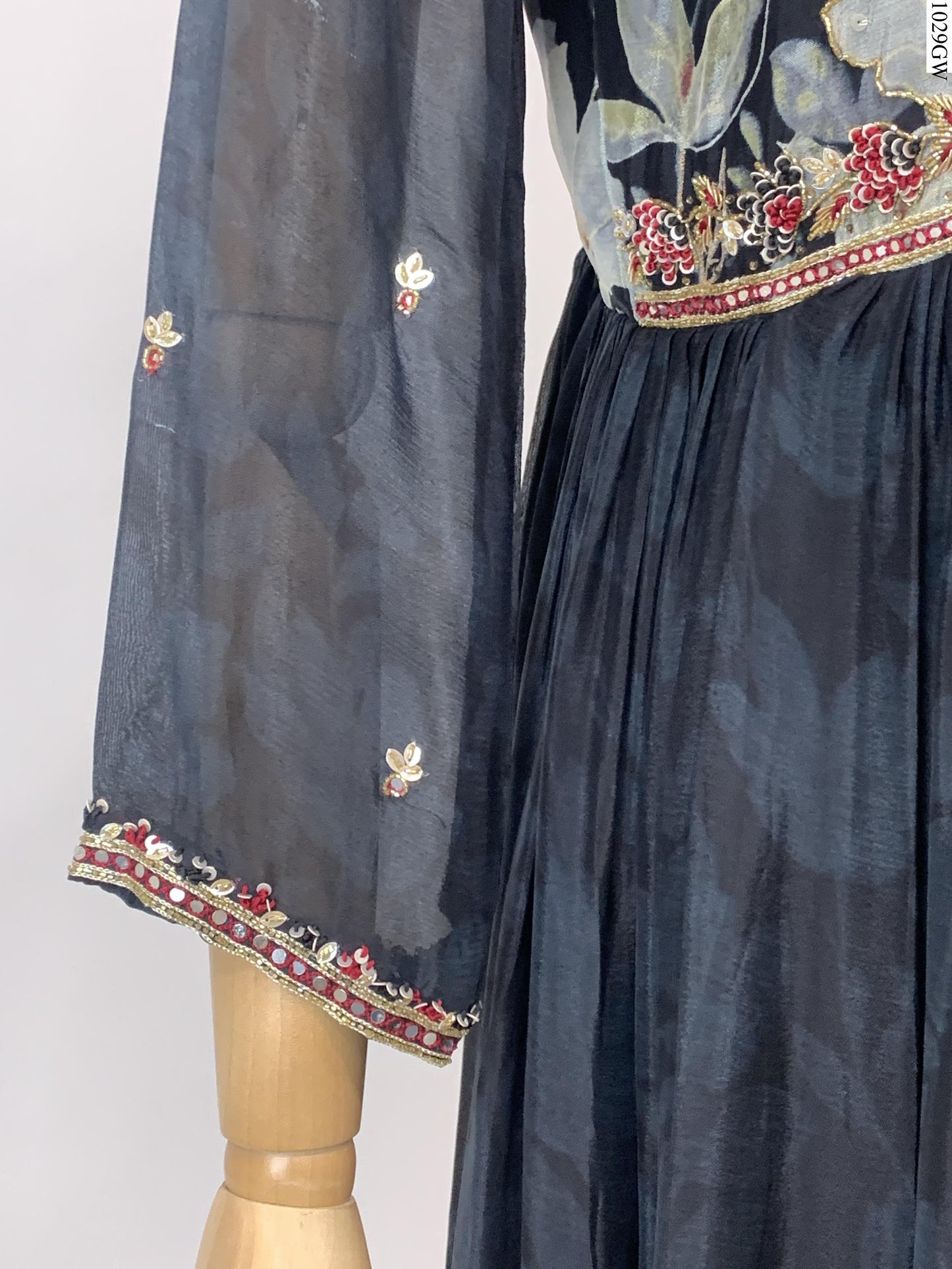 Gown - 7462 FW BK