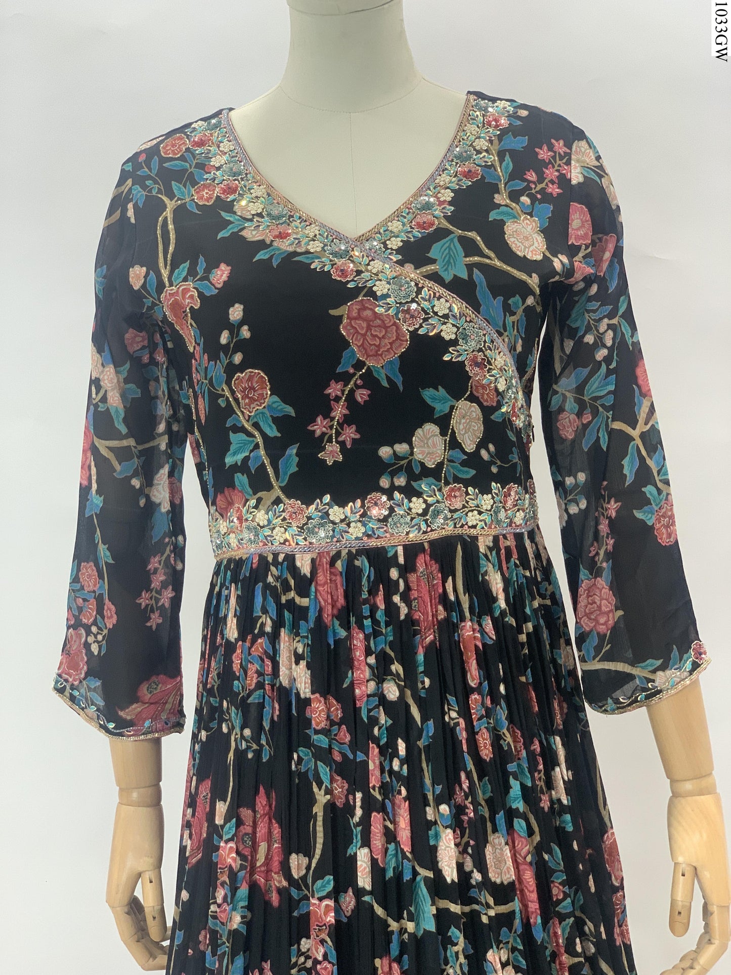 Gown - 7135 FW BK