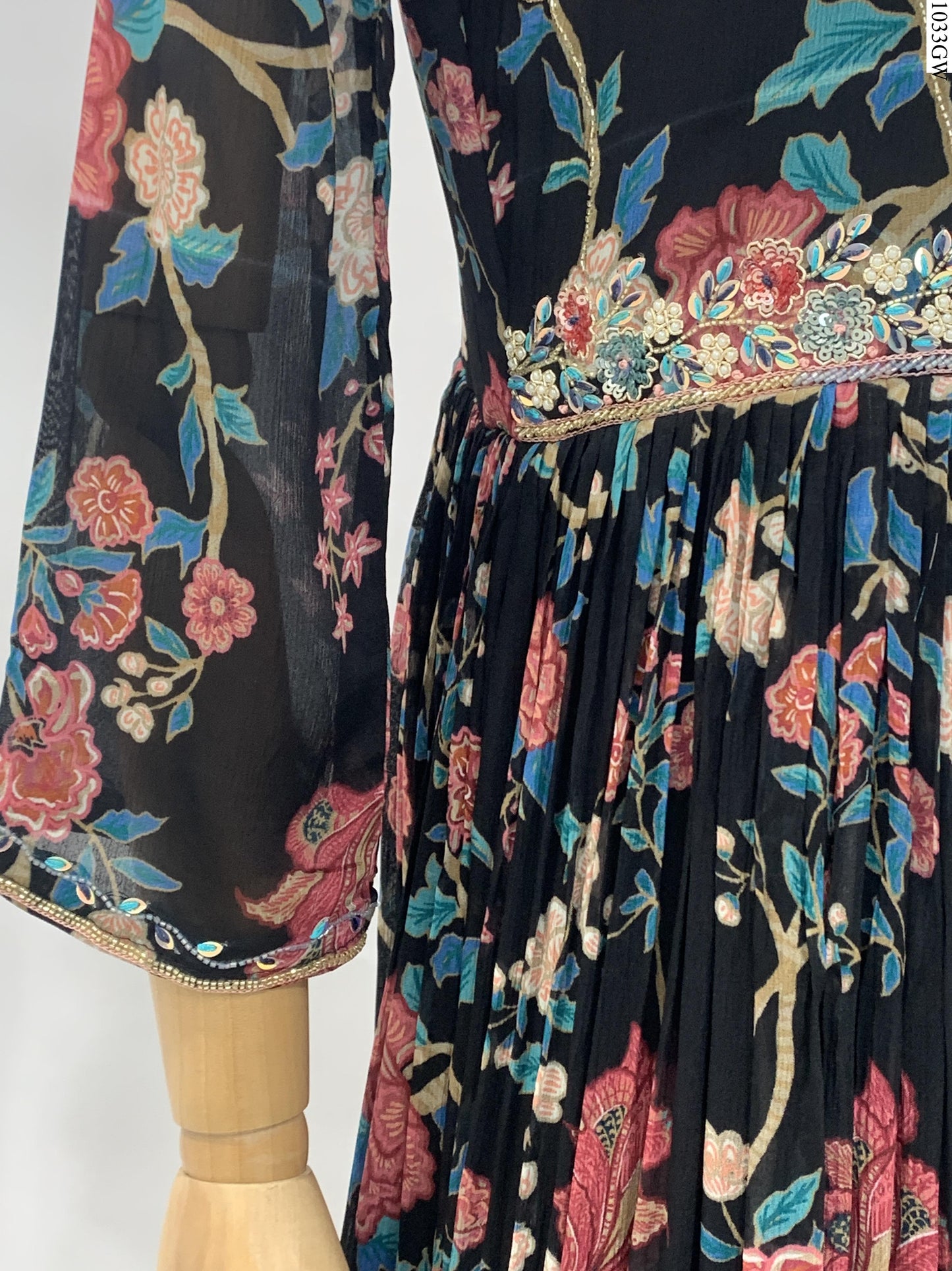 Gown - 7135 FW BK
