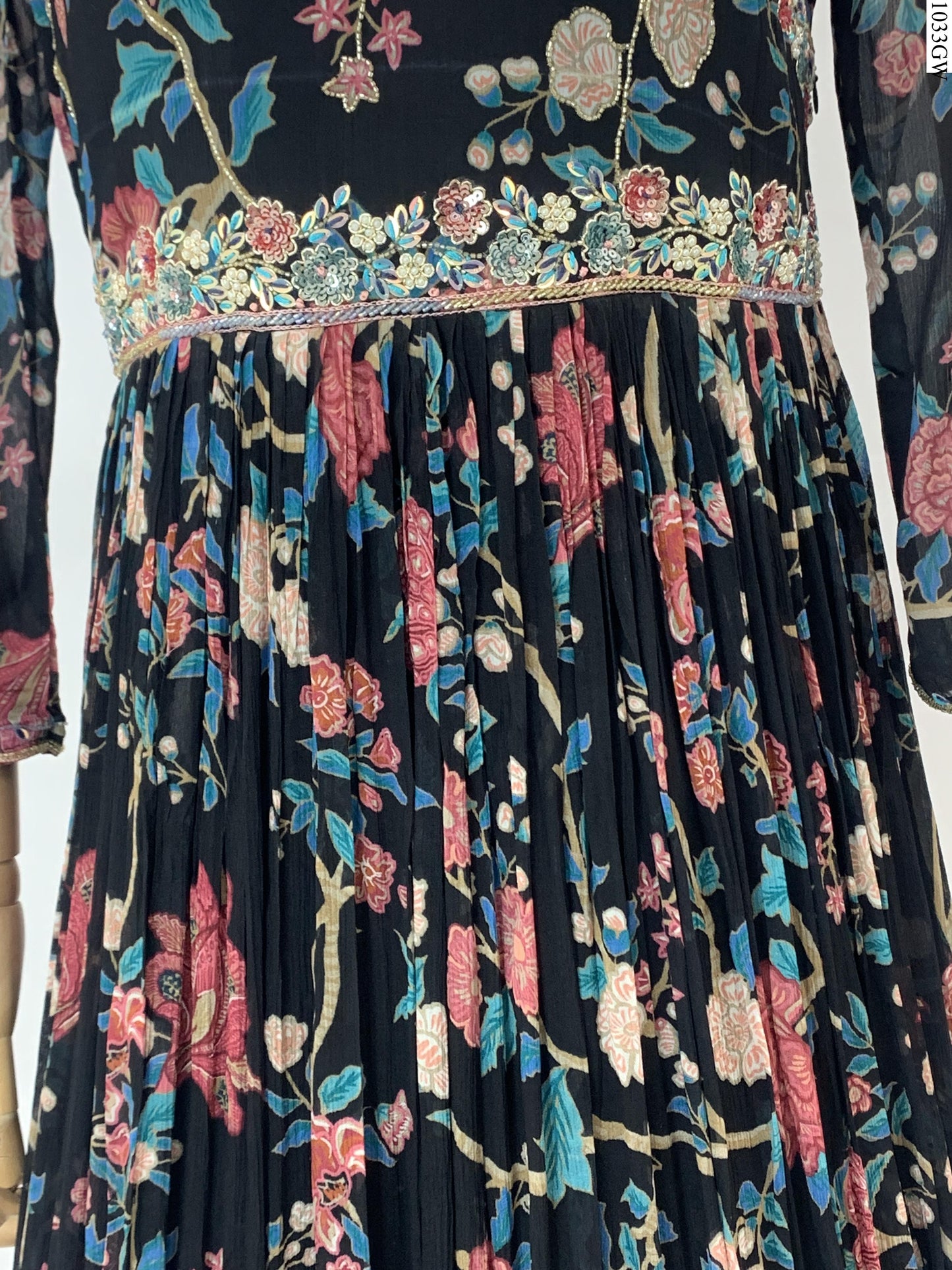 Gown - 7135 FW BK