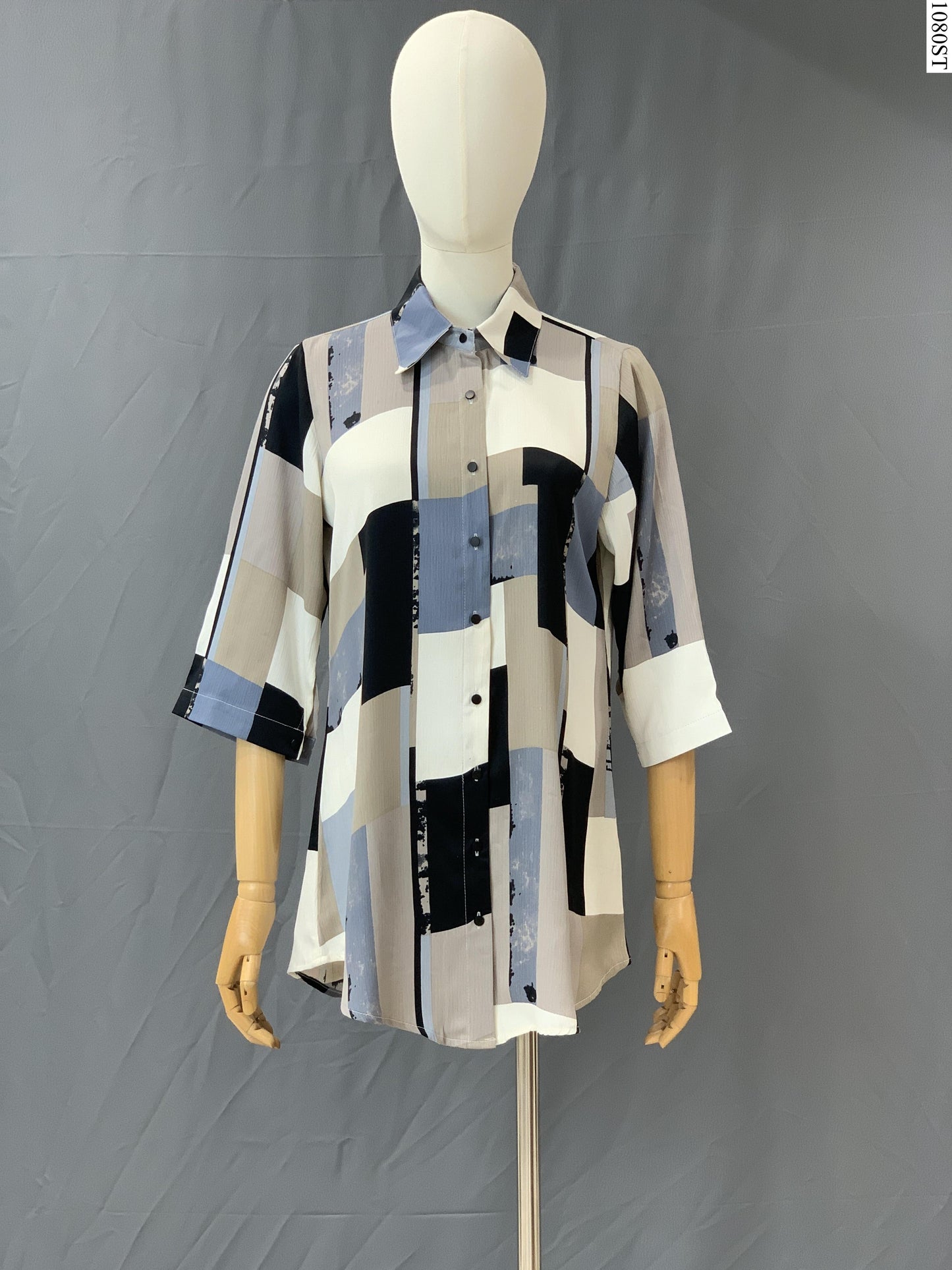 Shirt Top - PN6439 AG GY