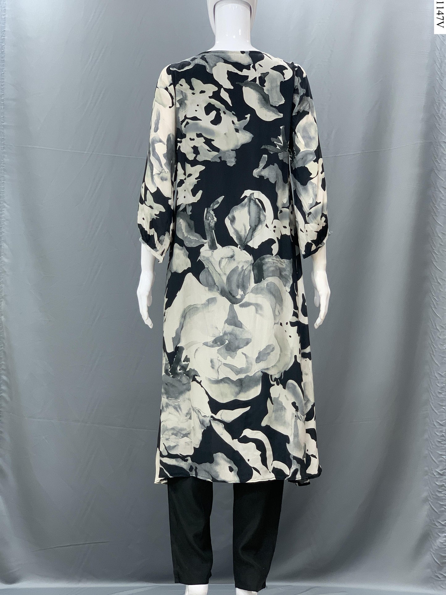 2Pcs Suit - 7134 FW BK