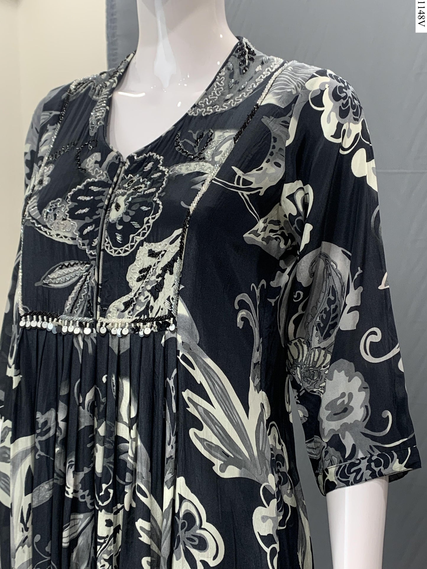 2Pcs Suit - 7426 FW BK