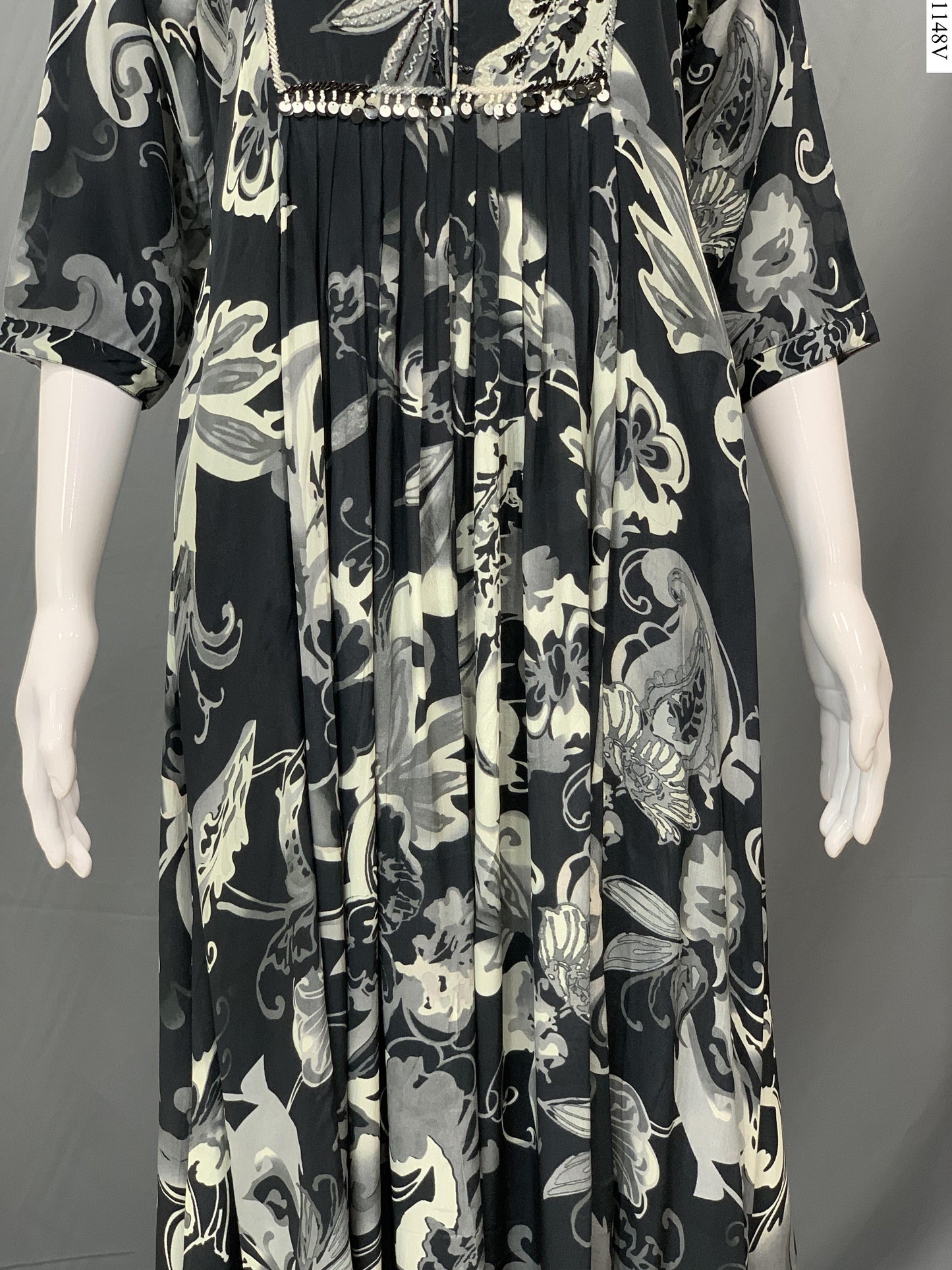 2Pcs Suit - 7426 FW BK
