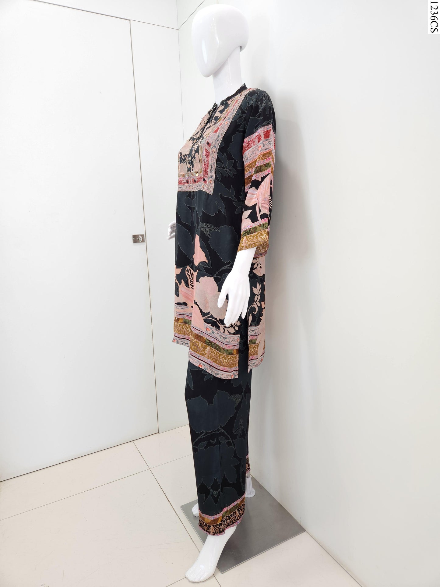 Coord Set - K7334 FW BK