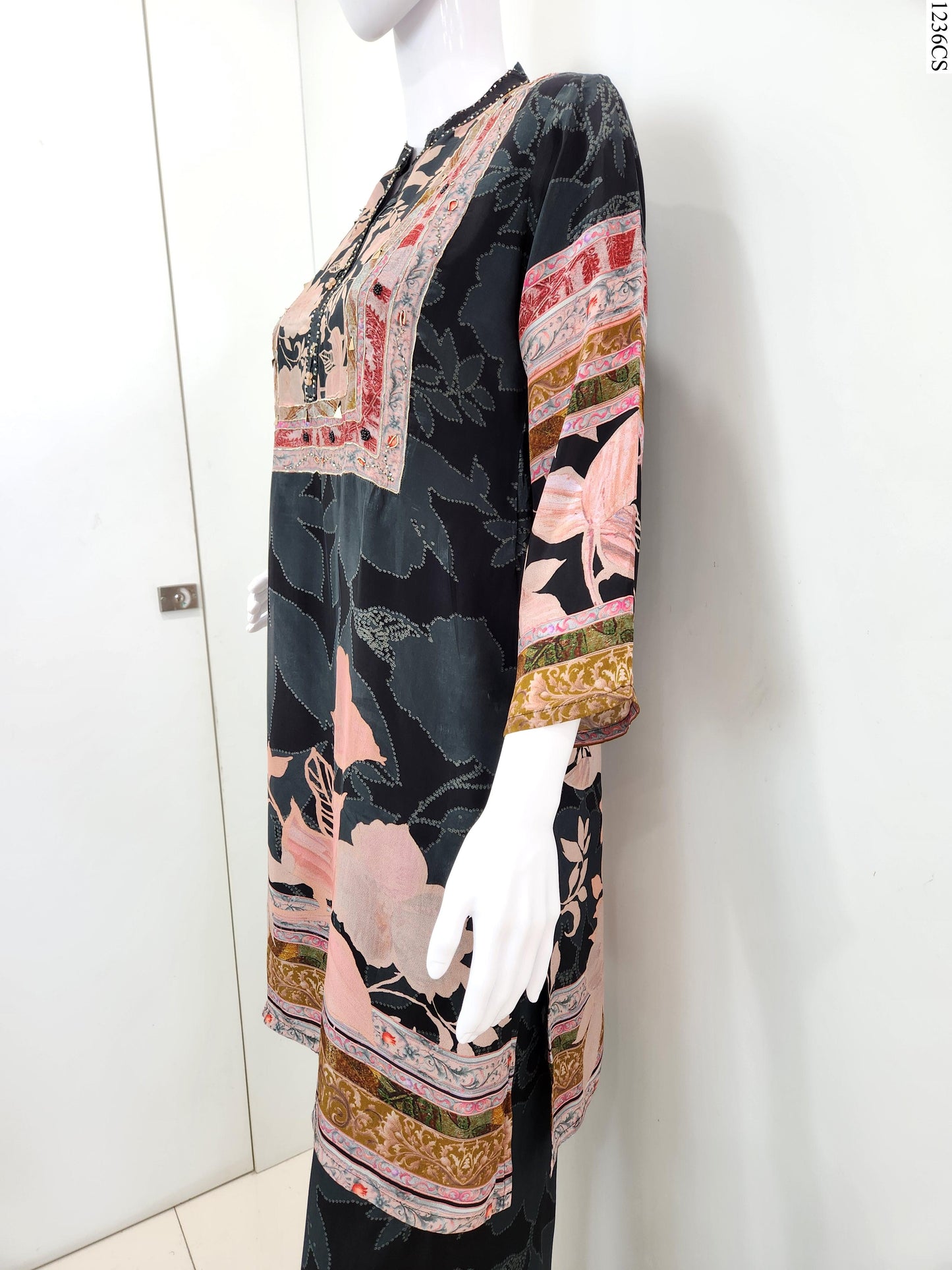 Coord Set - K7334 FW BK