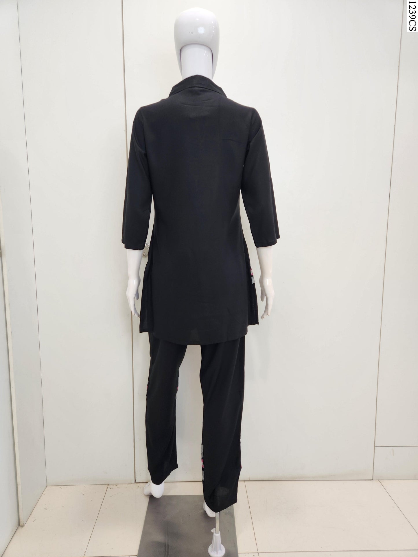 Coord Set - K7949 FW BK