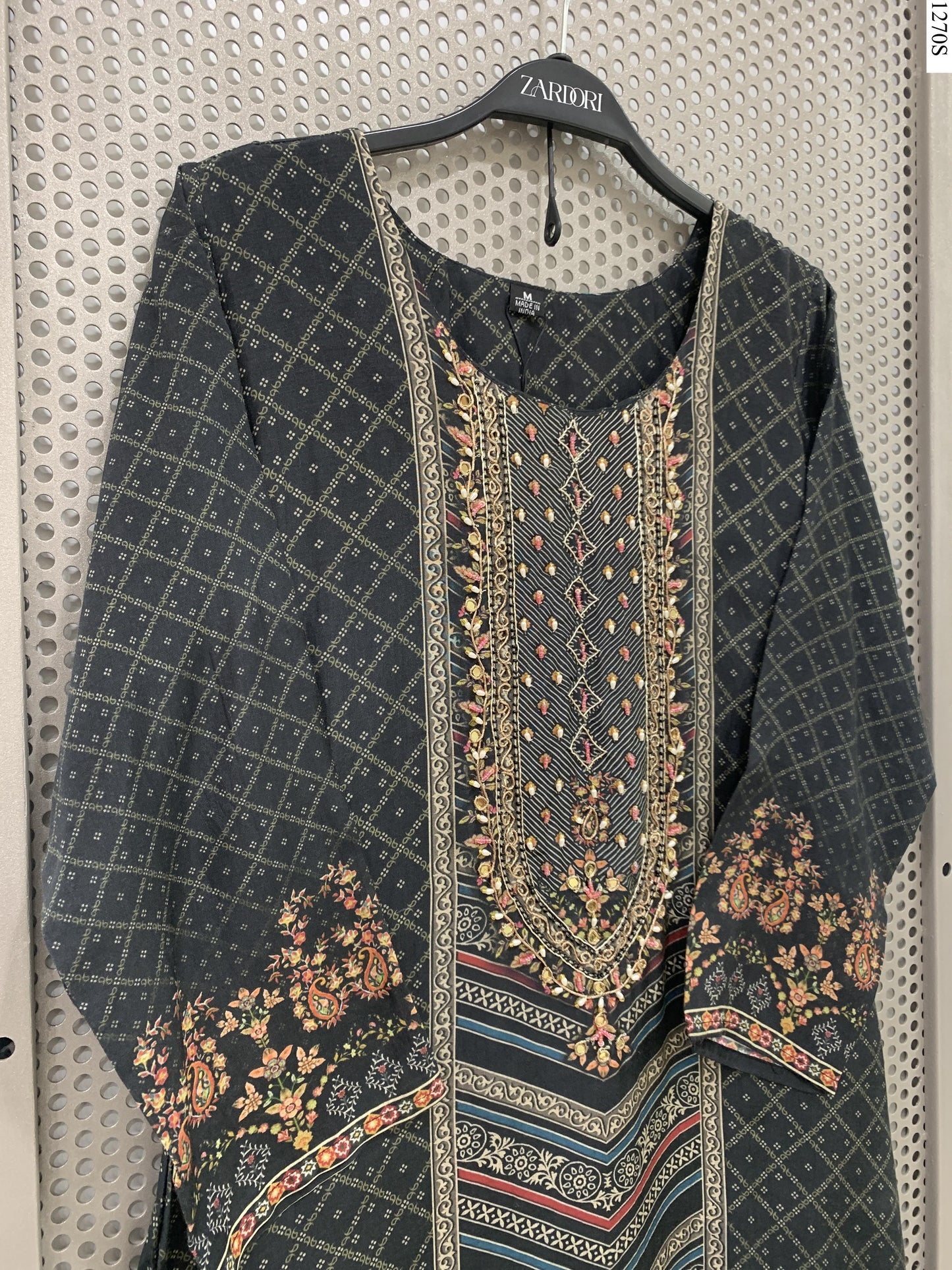 3Pcs Suit - 1425 AN BK