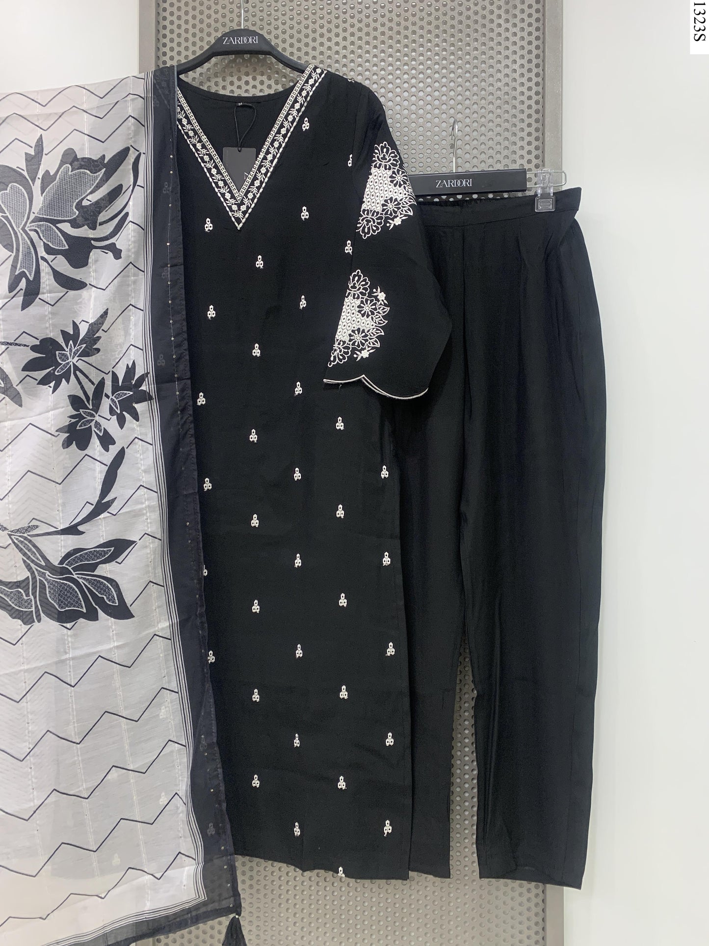 3Pcs Suit - 11590 YM BK