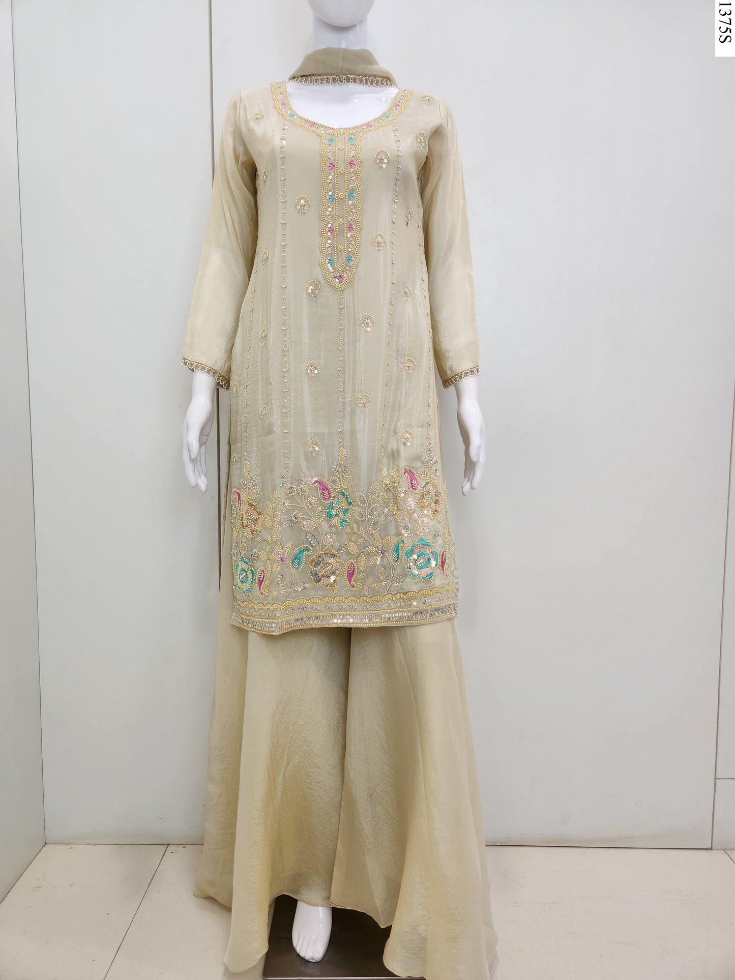 3Pcs Suit - 3590 GR CR
