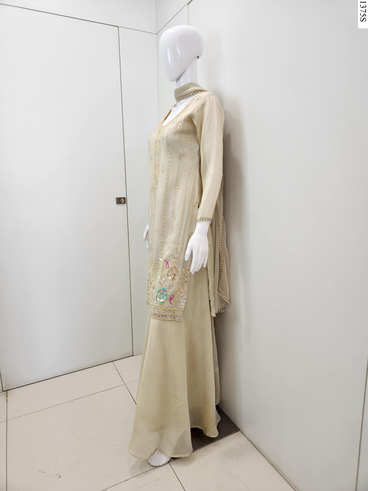 3Pcs Suit - 3590 GR CR