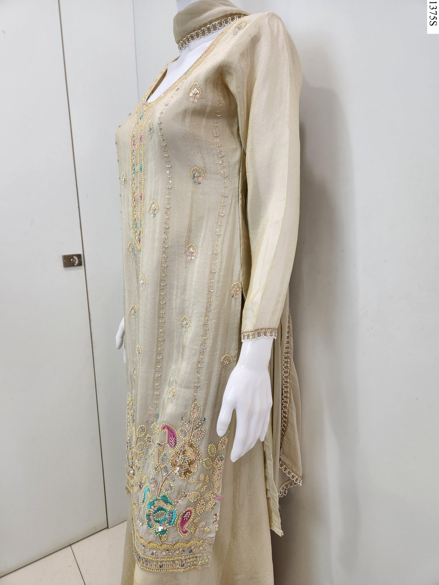 3Pcs Suit - 3590 GR CR