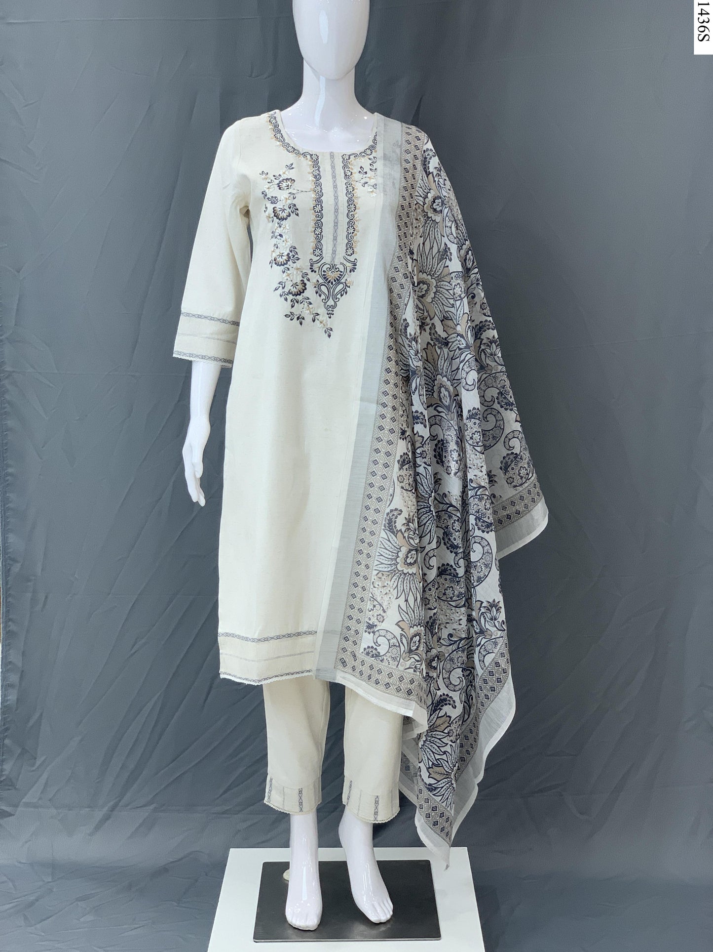 3Pcs Suit - SKD1858 HL W