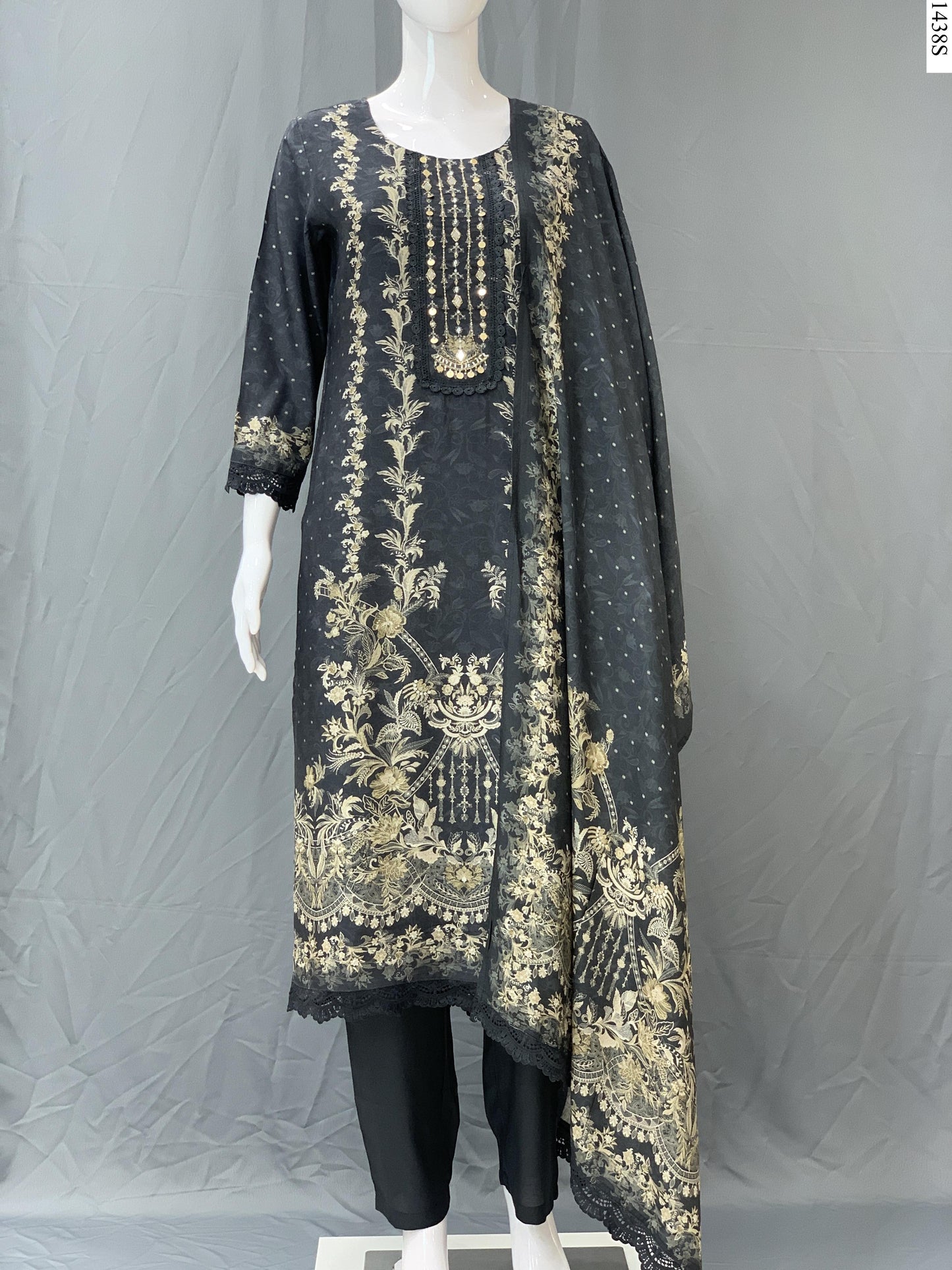 3Pcs Suit - MI6958 MR GY
