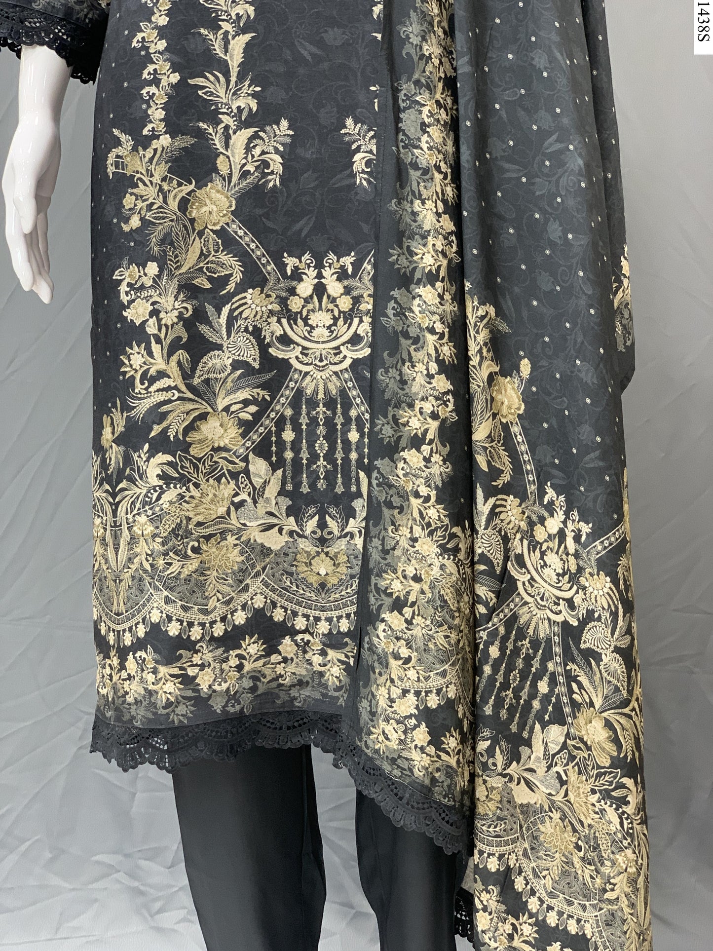 3Pcs Suit - MI6958 MR GY