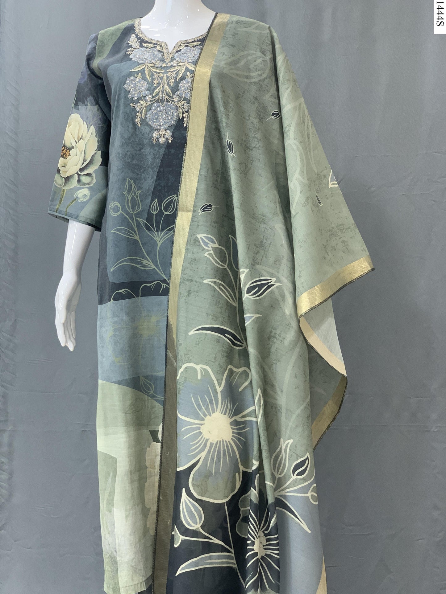 3Pcs Suit - 1444S PD GY