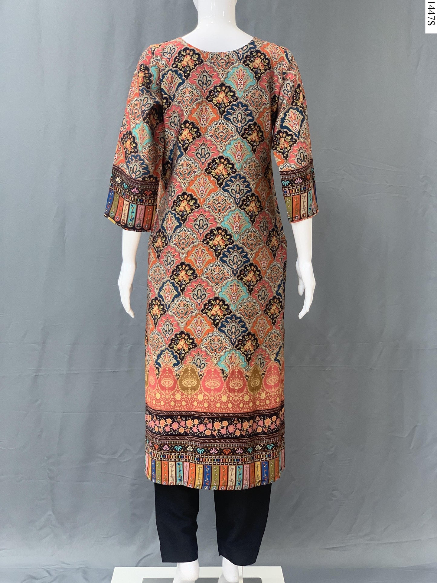 3Pcs Suit - 1447S PD BK
