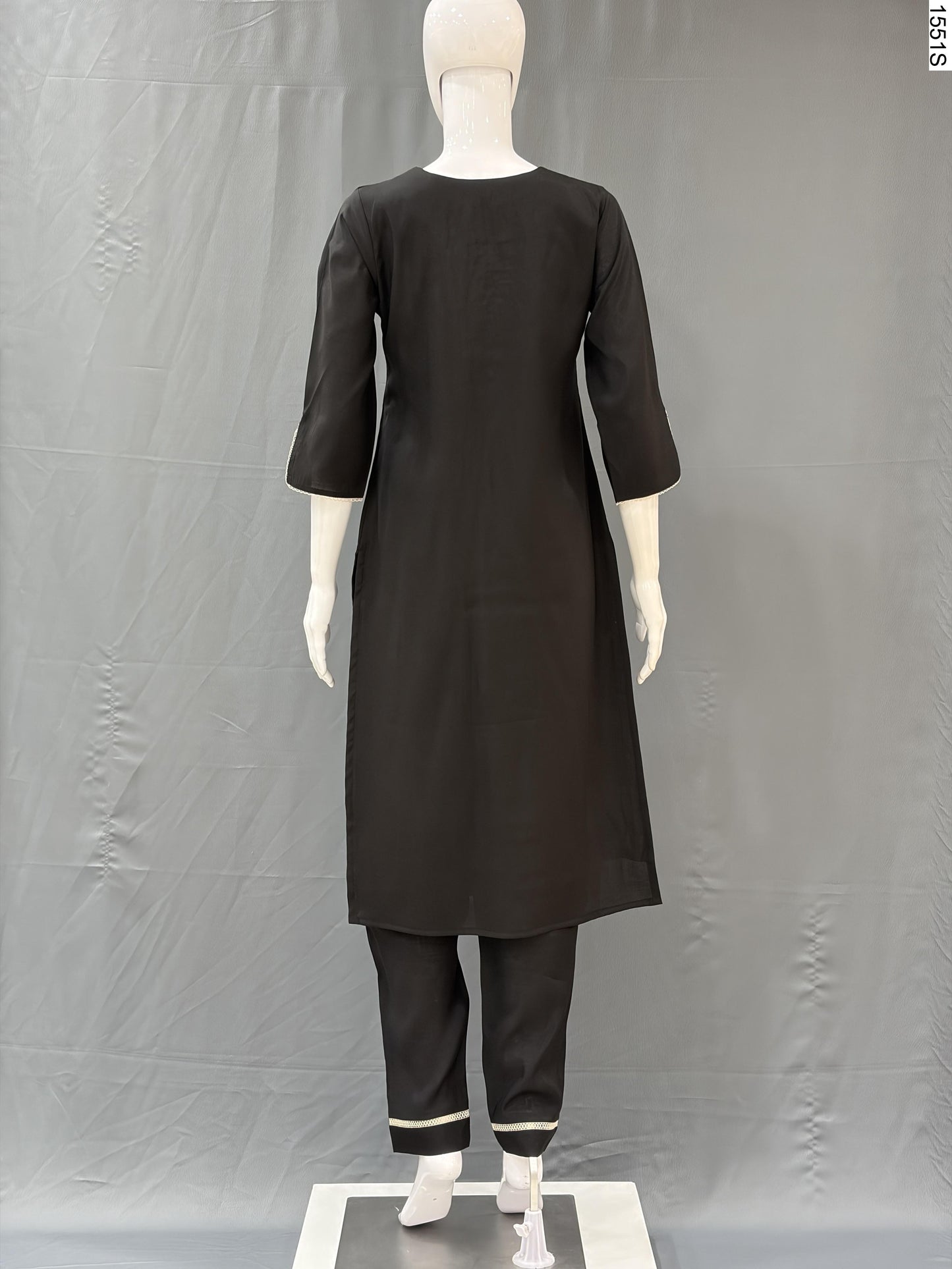3Pcs Suit - SKD2068 HL BK 5