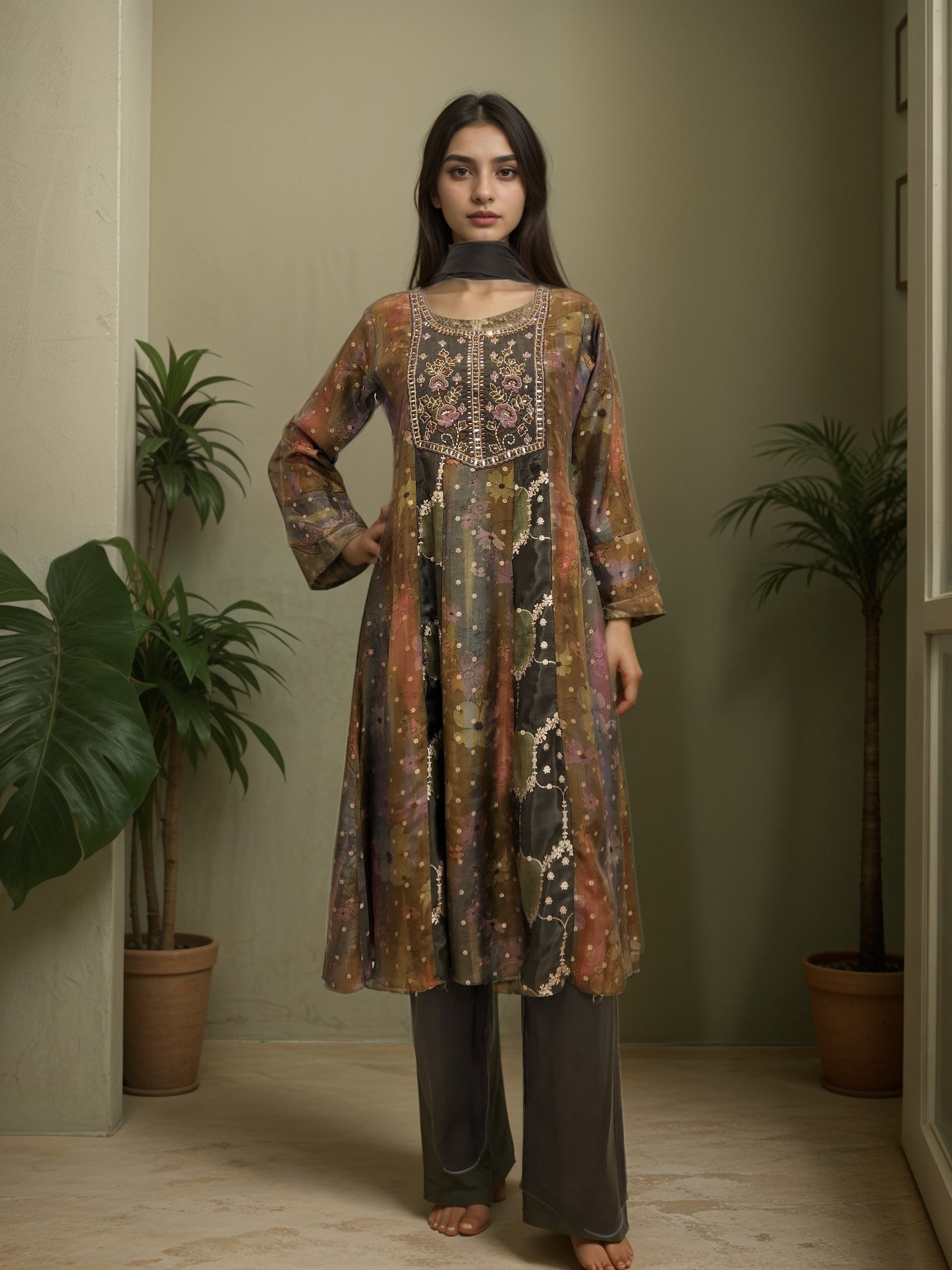 3Pcs Suit - 6802 JN MG