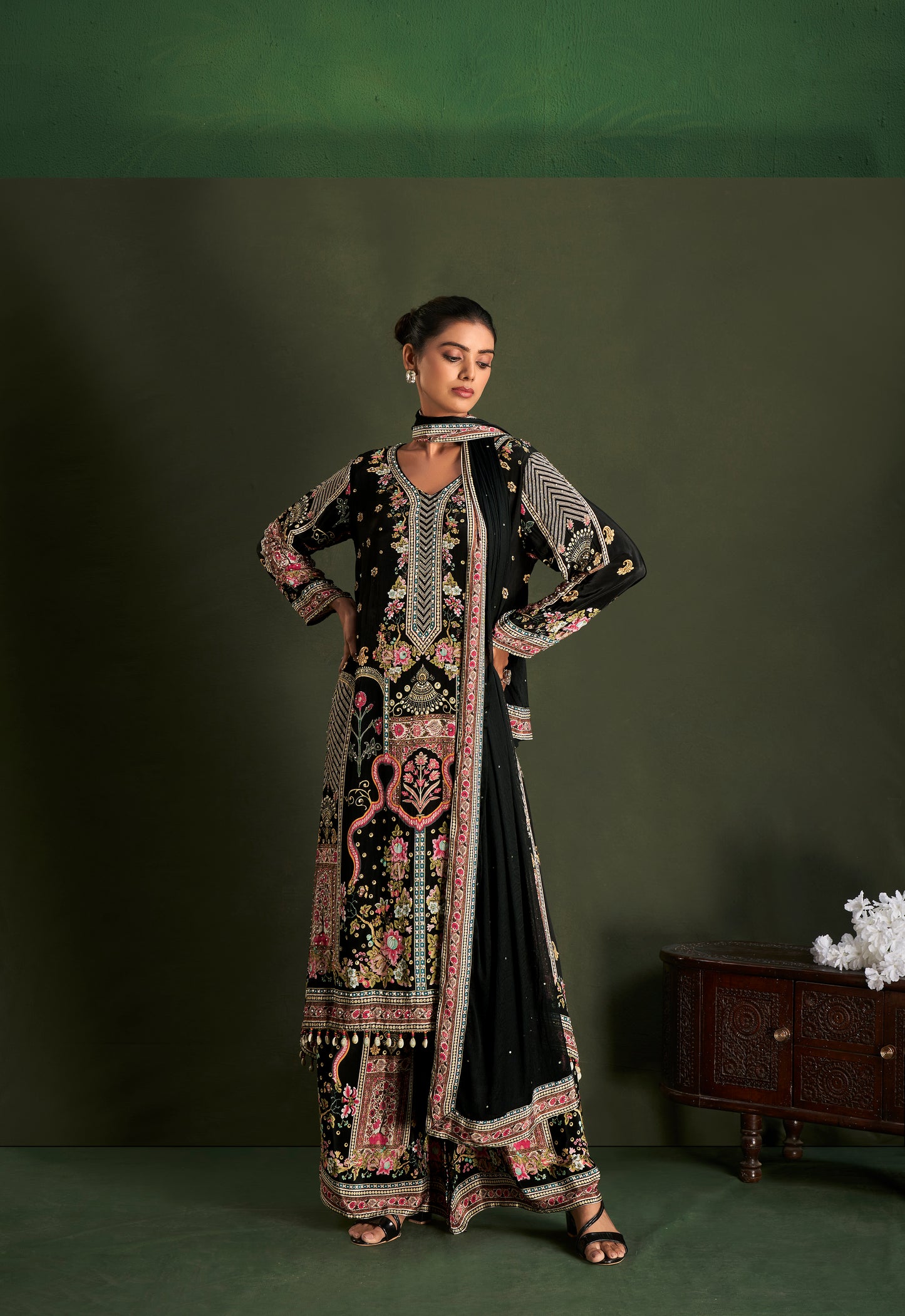 3Pcs Suit - MA-1584 MR BK