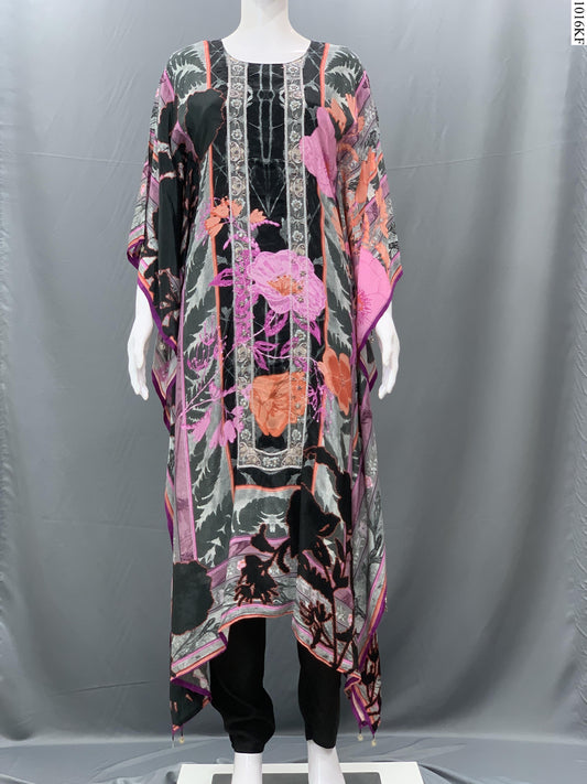 Kaftan Set - 7238 FW BK