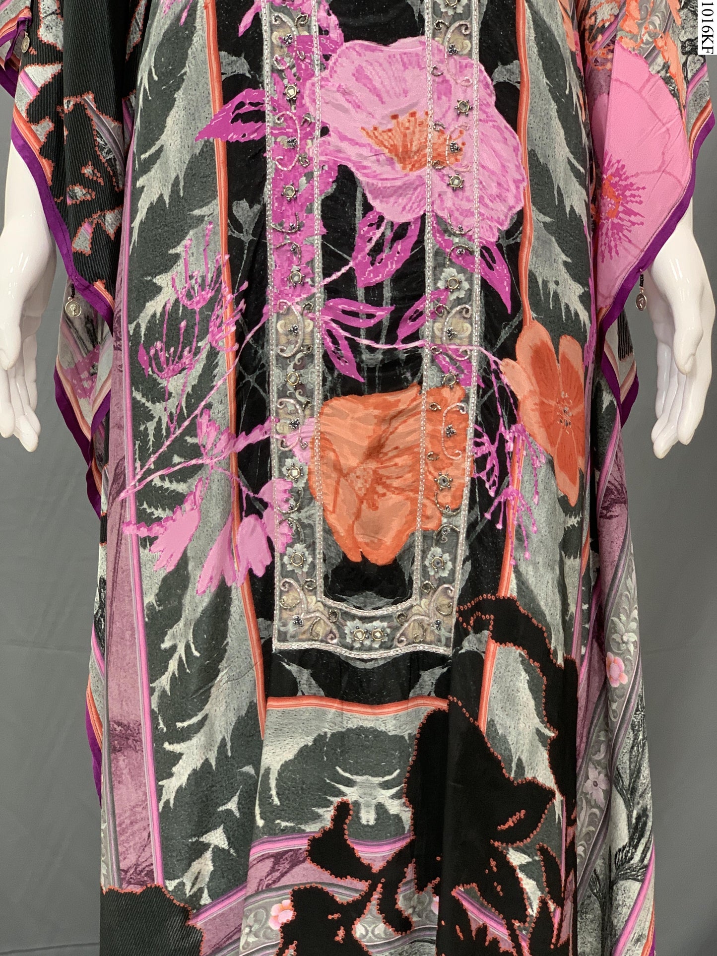 Kaftan Set - 7238 FW BK