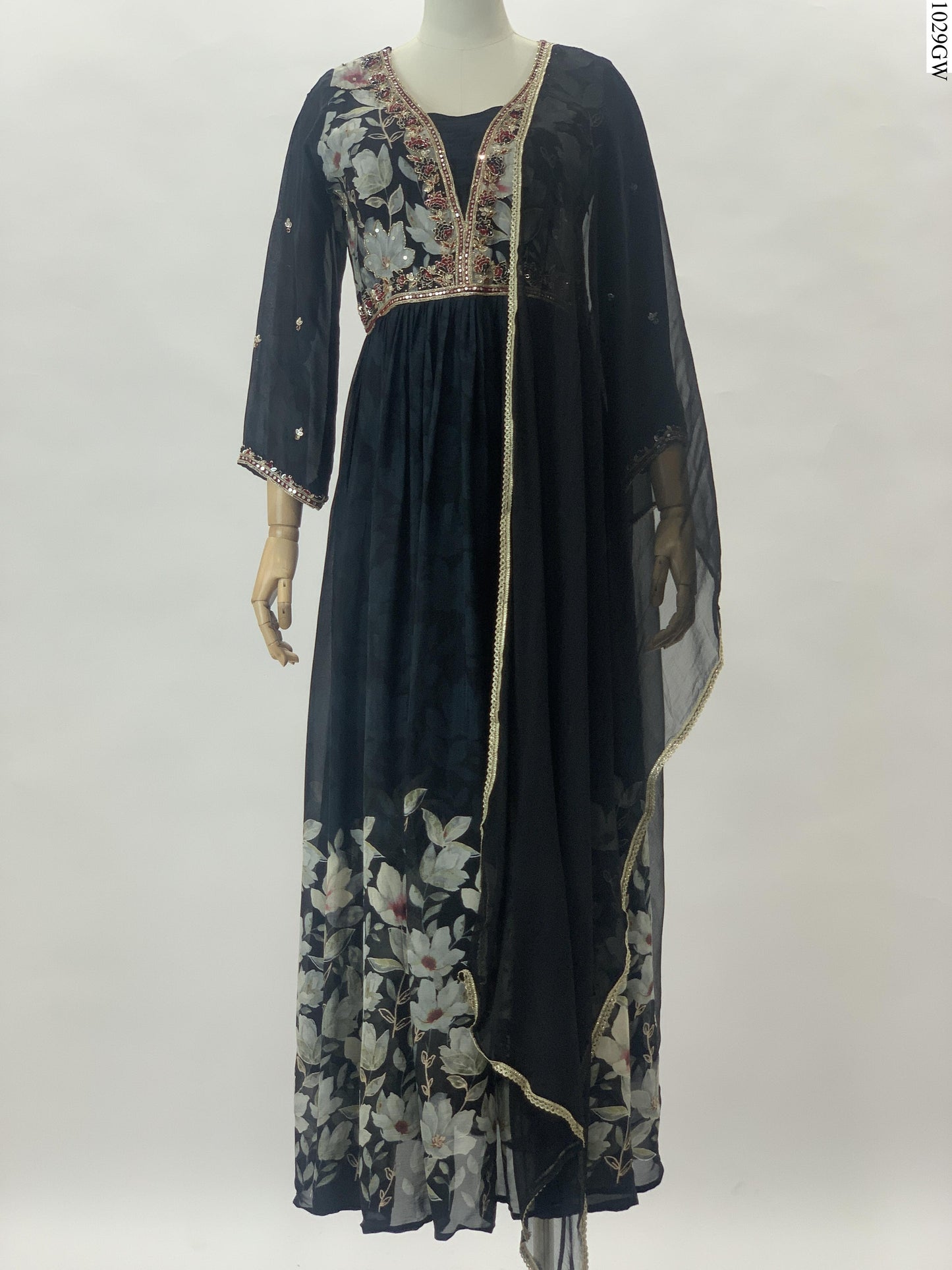 Gown - 7462 FW BK