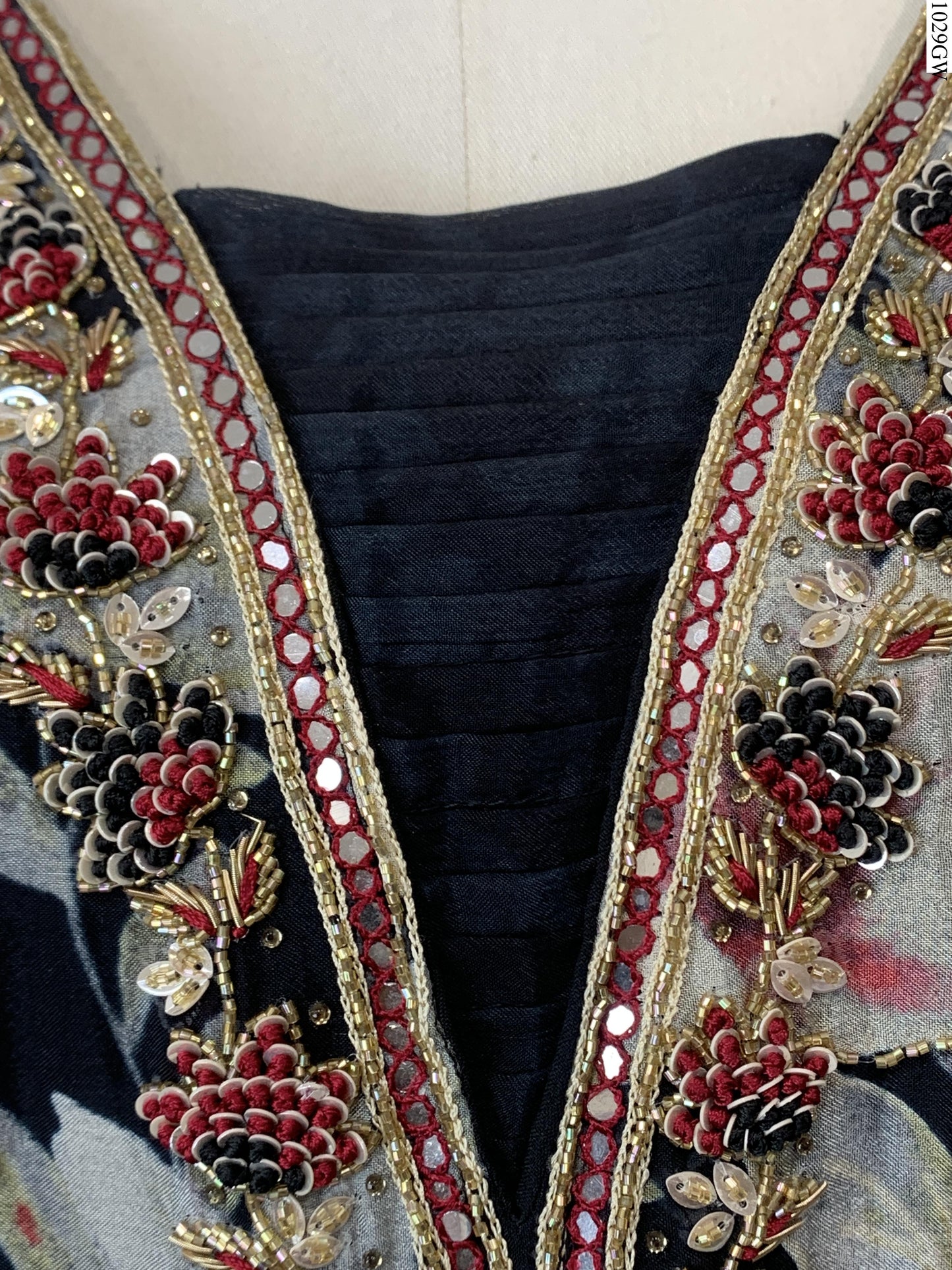Gown - 7462 FW BK