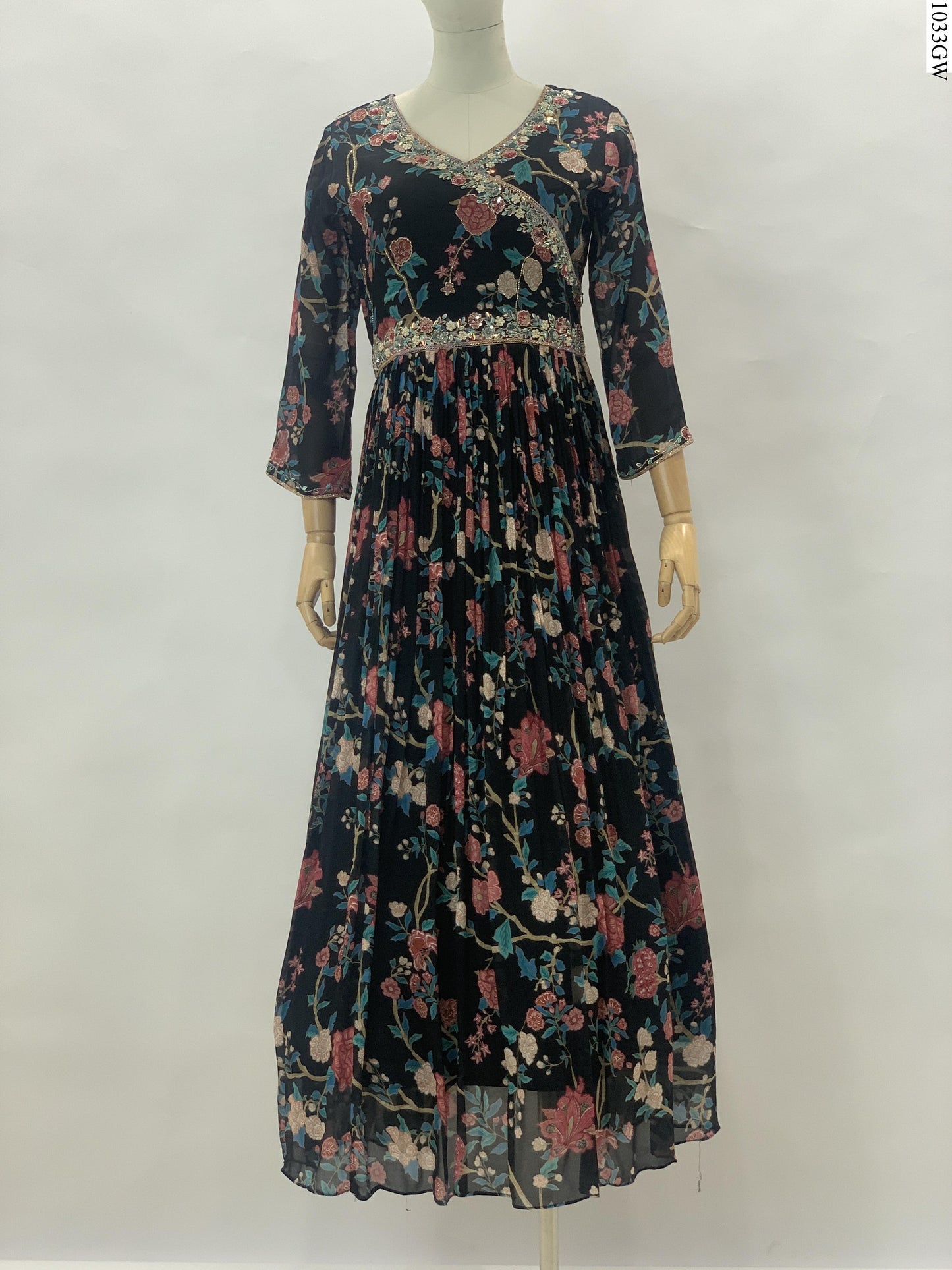 Gown - 7135 FW BK