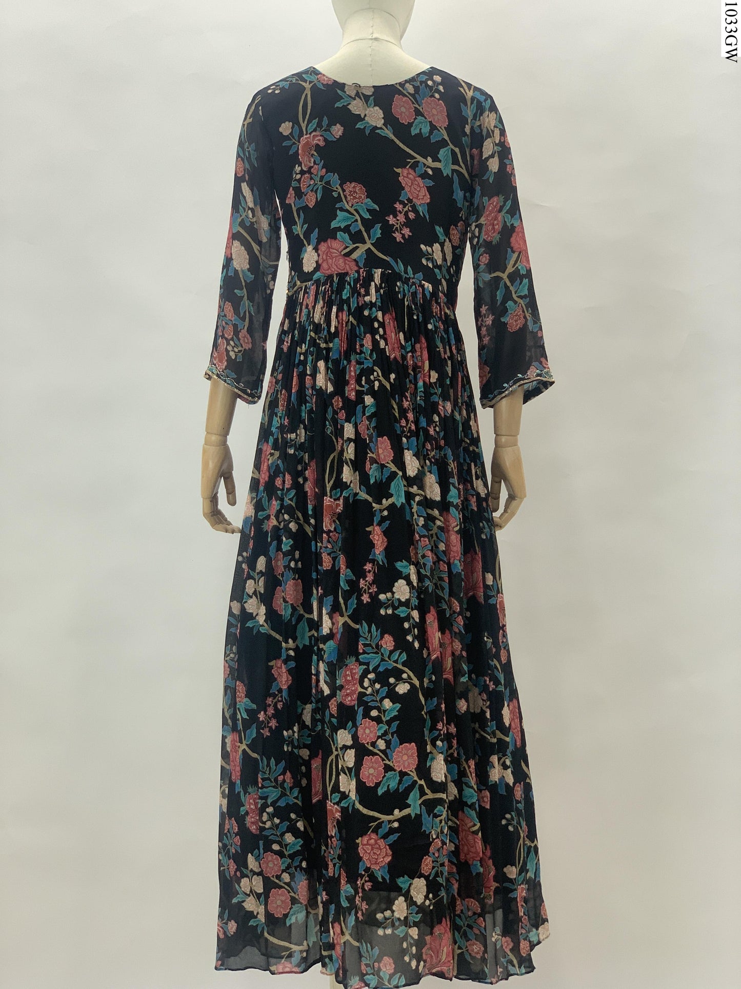 Gown - 7135 FW BK