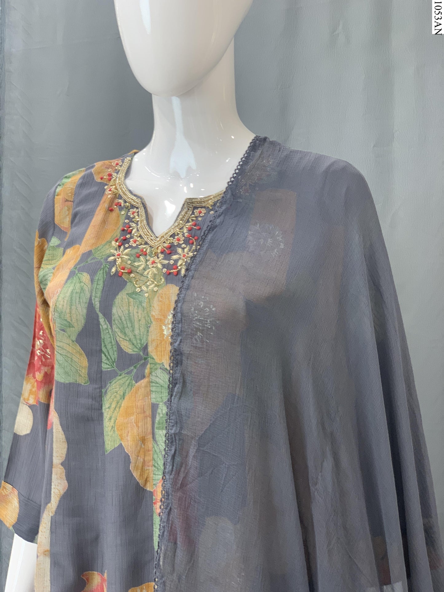 Anarkali - 1053AN PD GY