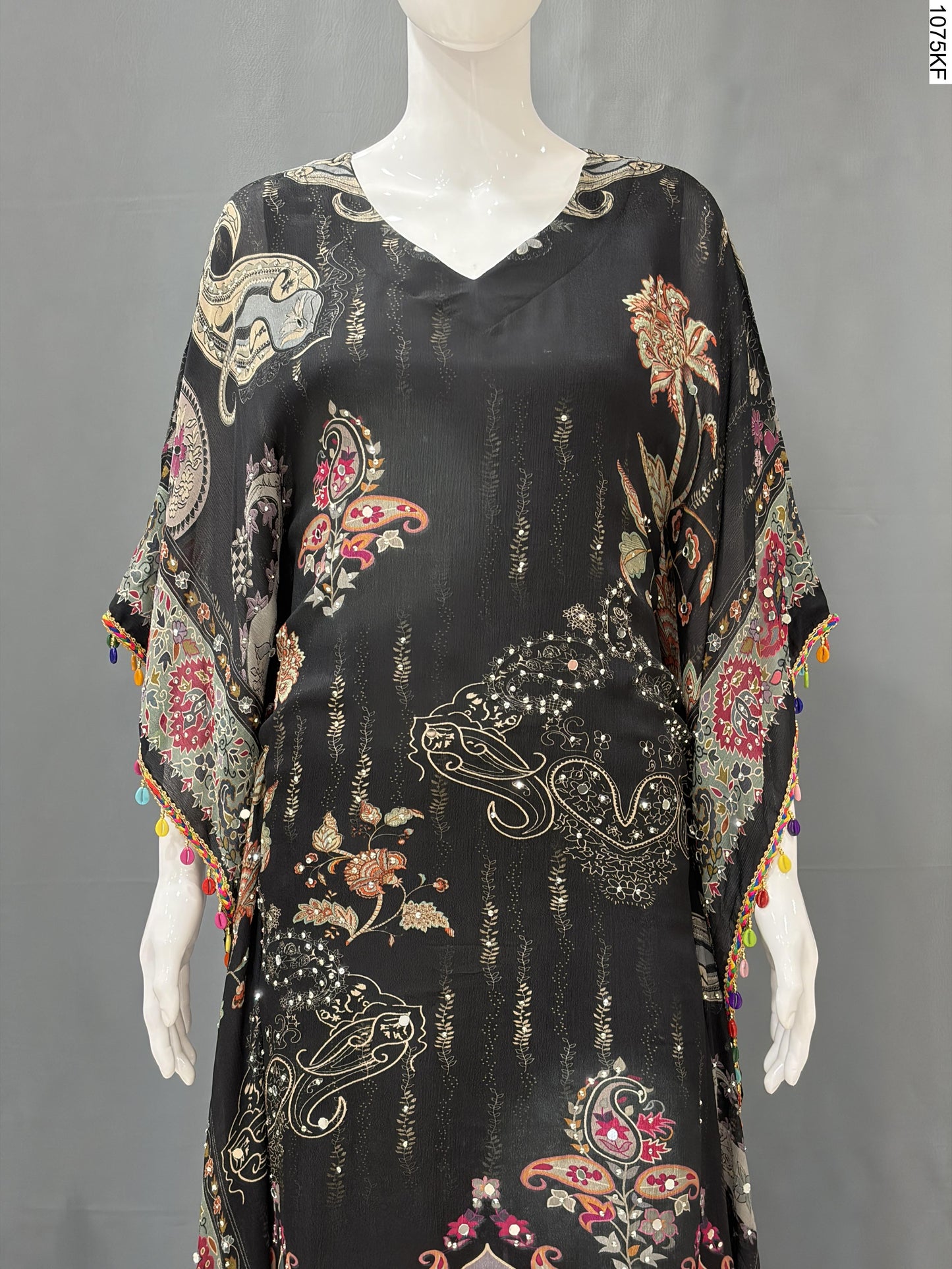 Kaftan Set - 7610 JN BK