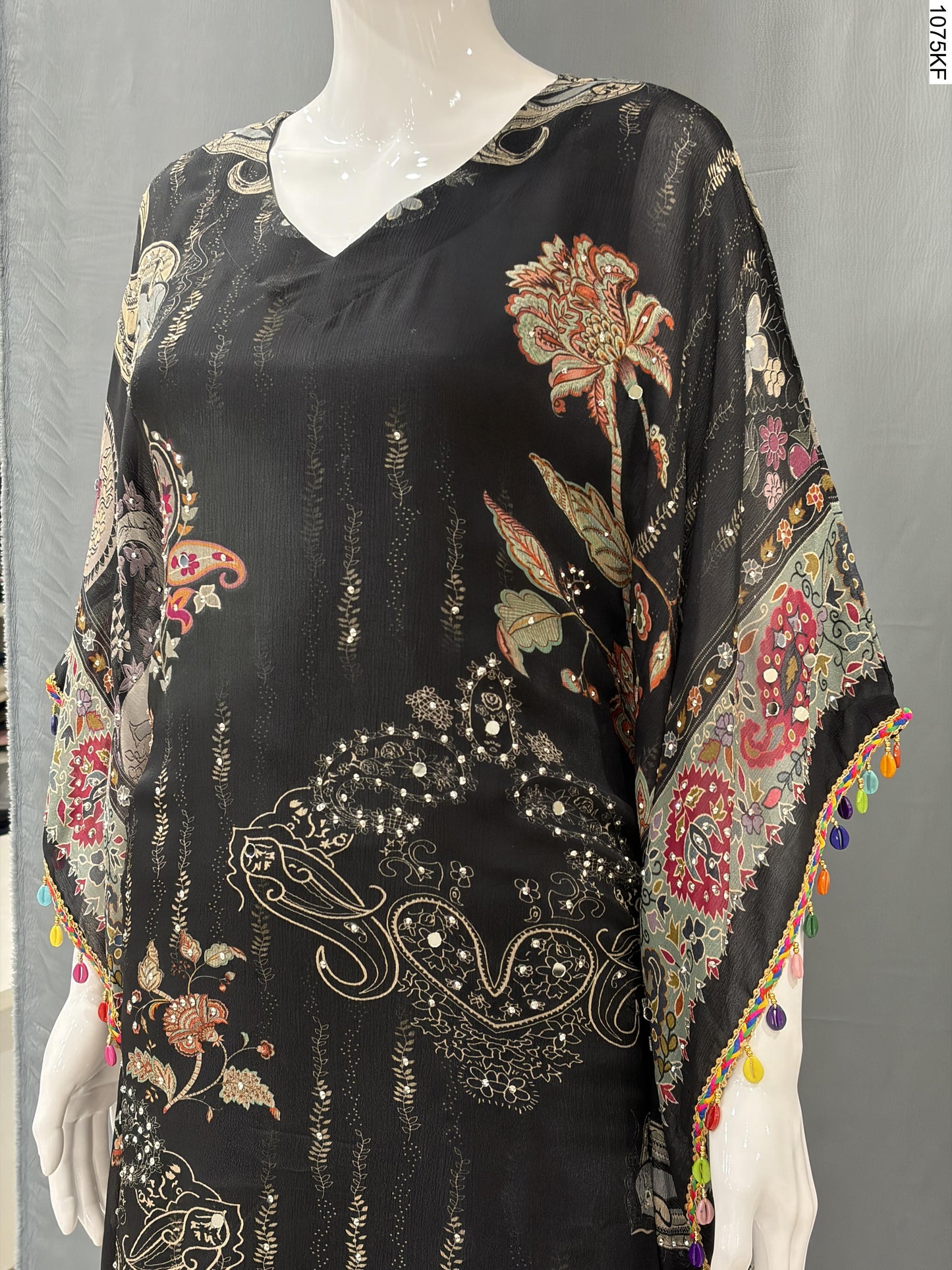 Kaftan Set - 7610 JN BK