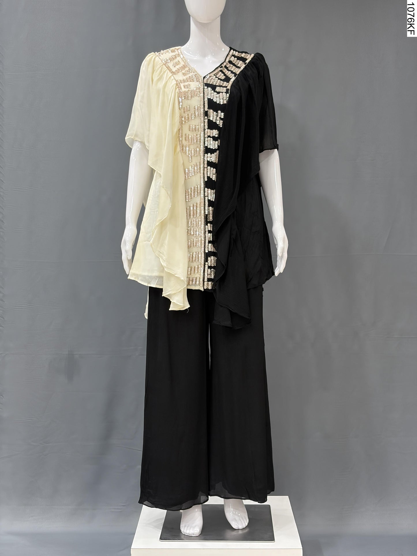 Kaftan Set - MI-7601 MR BK 8