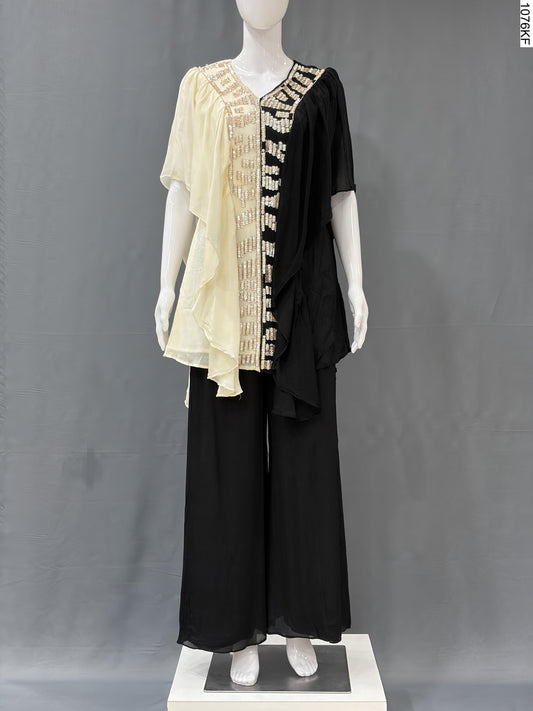 Kaftan Set - MI-7601 MR BK 8