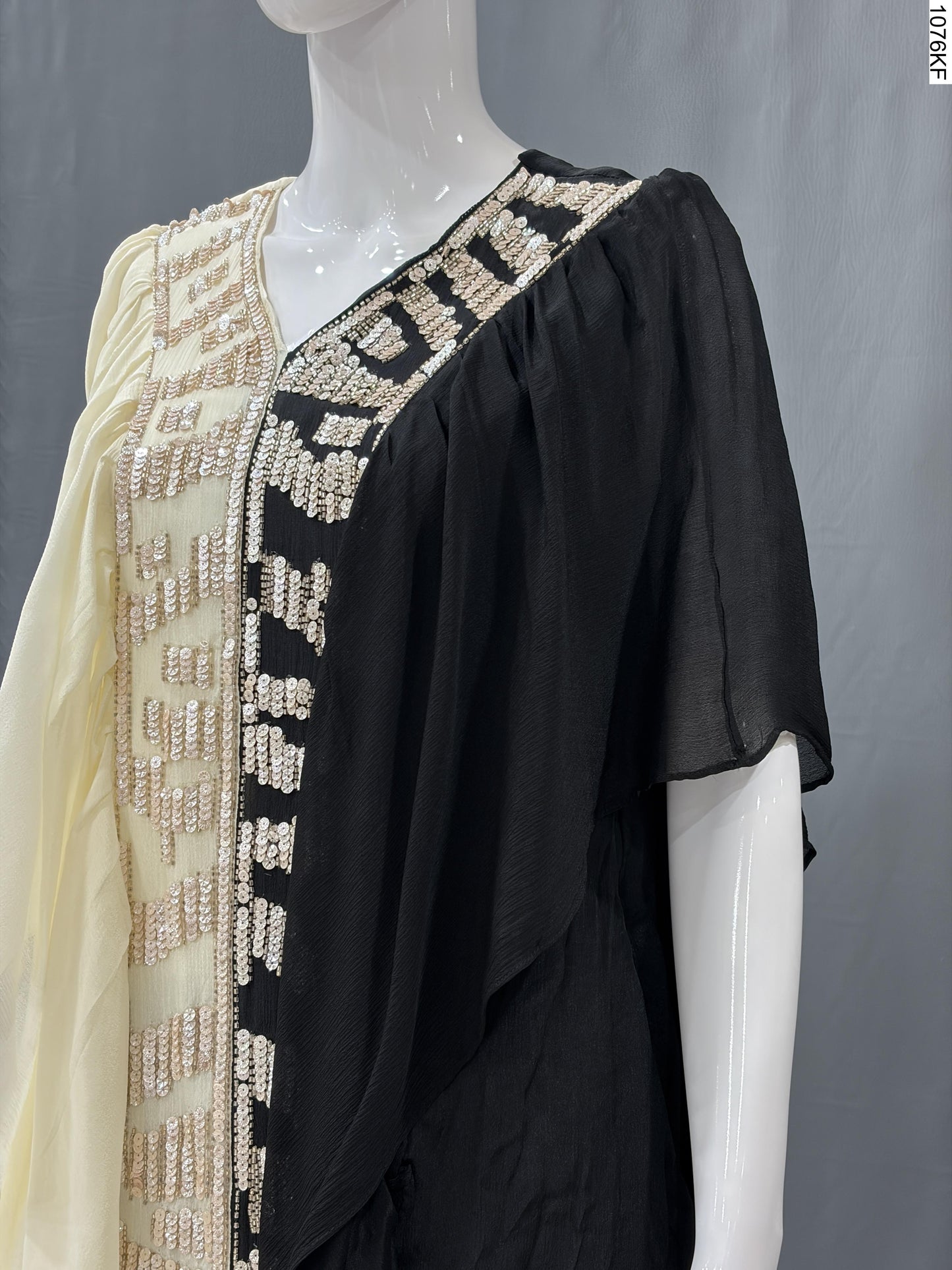 Kaftan Set - MI-7601 MR BK 8