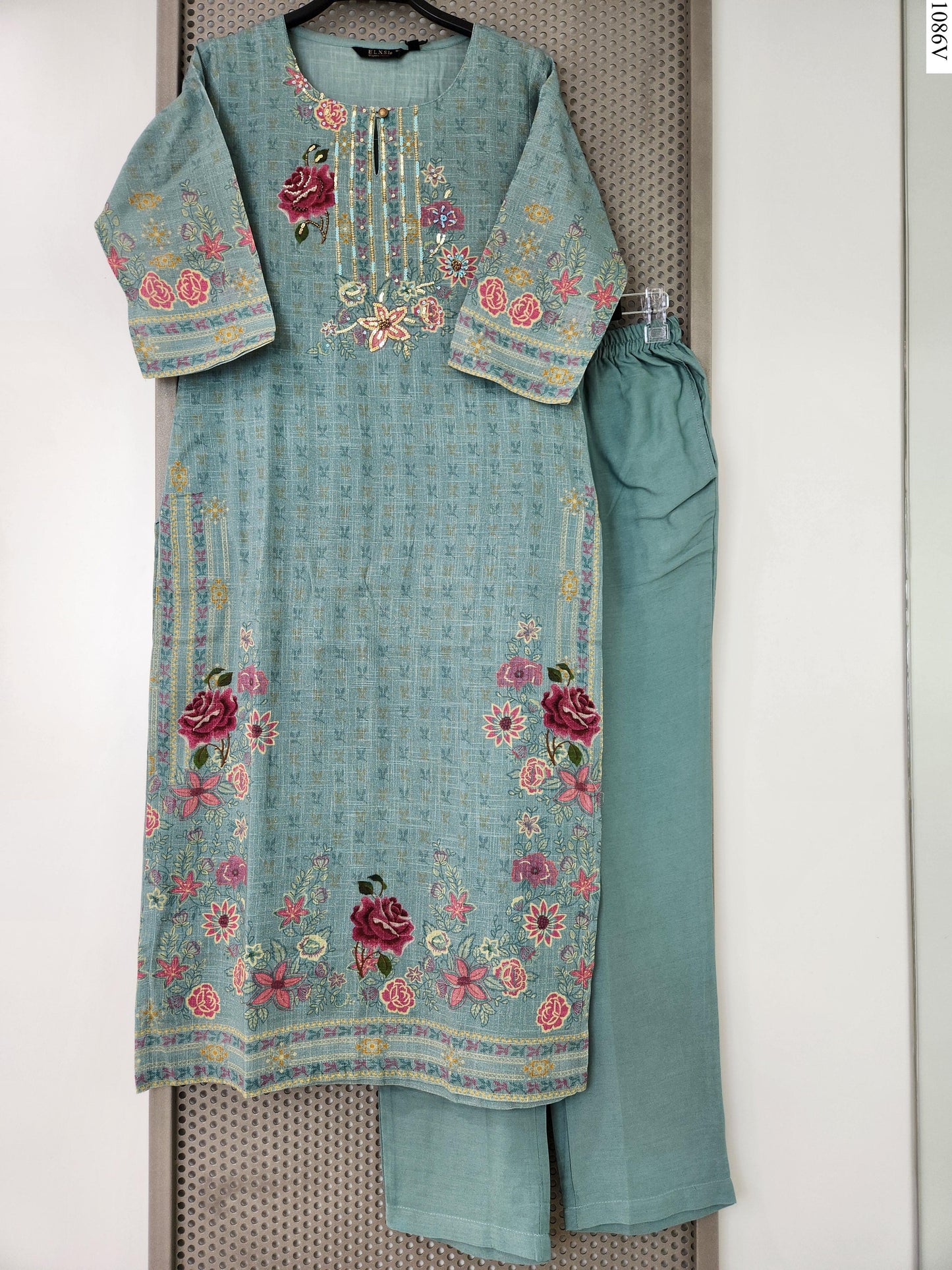 2Pcs Suit - 2621S EX SKY