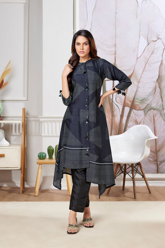 2Pcs Suit - K-1009 IQ BK