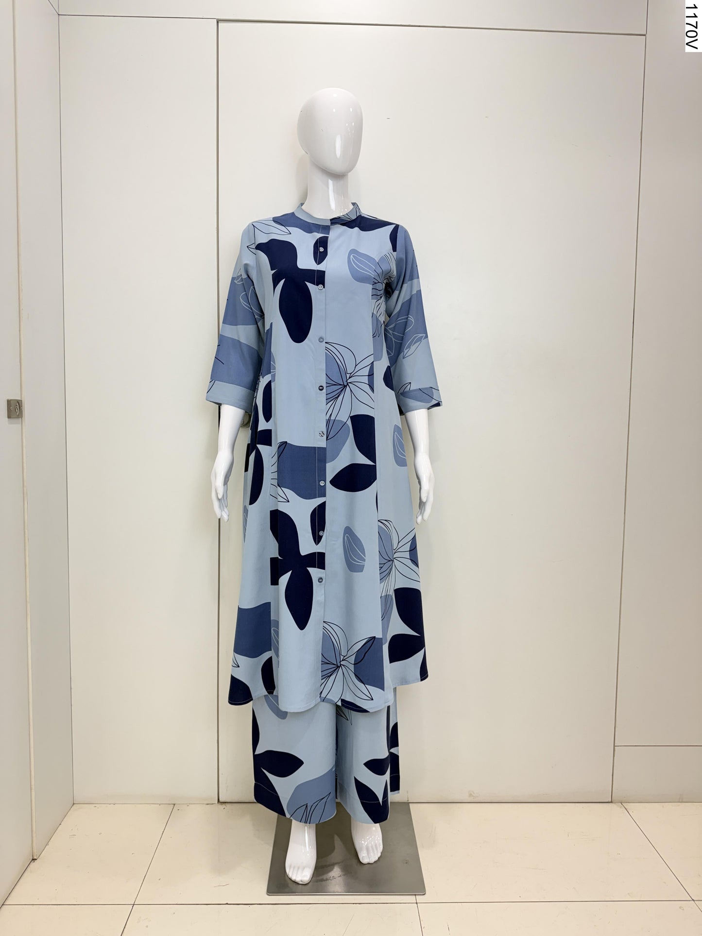 2Pcs Suit - 3562 BE SKY