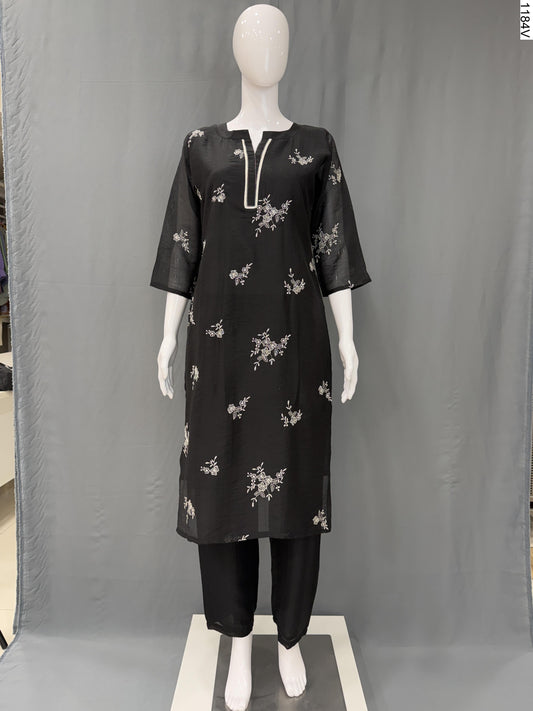 2Pcs Suit - 1079C SJ BK 5