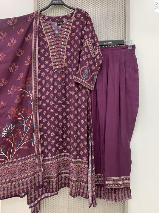 3Pcs Suit - 8907 AR PL