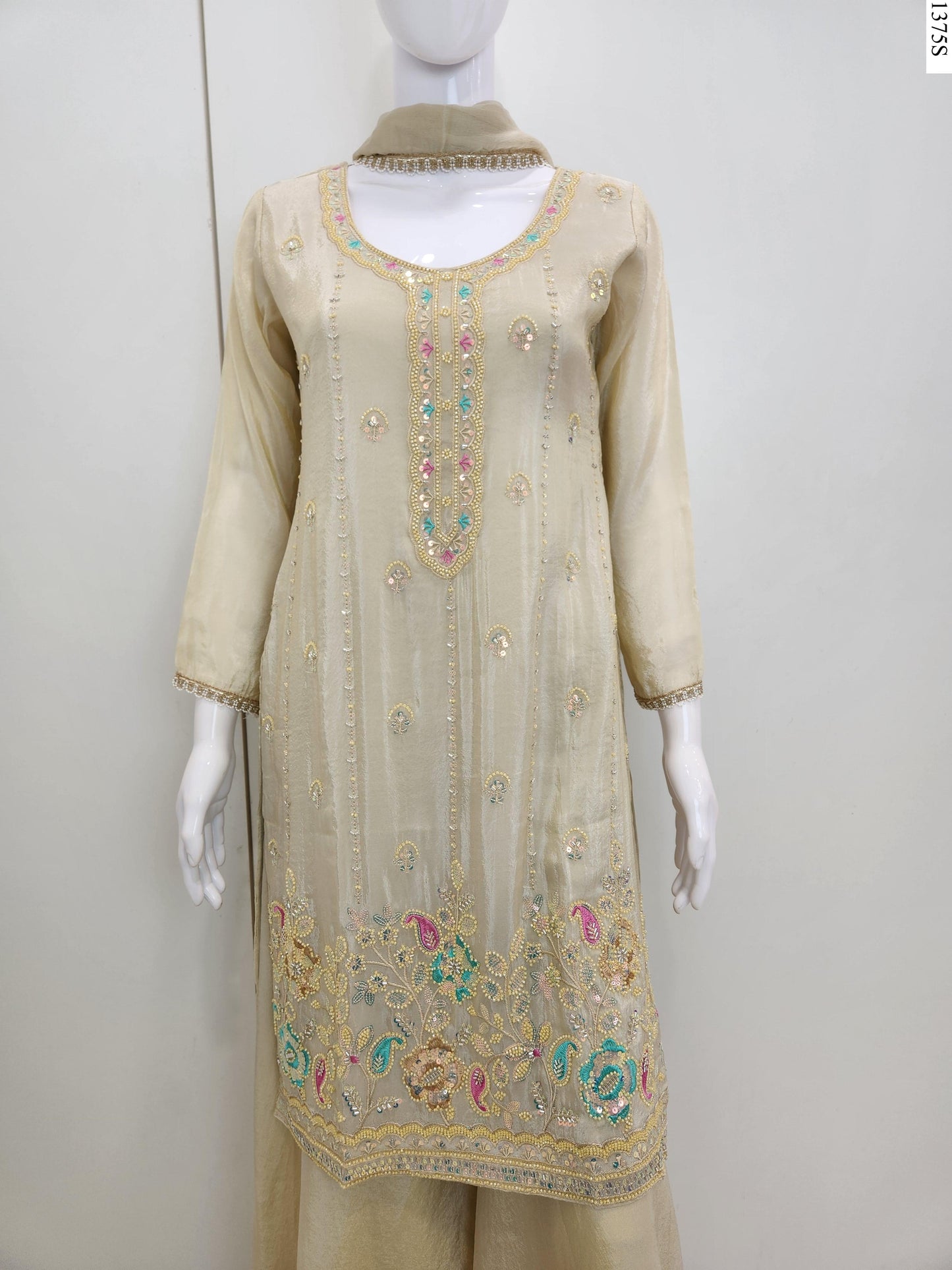 3Pcs Suit - 3590 GR CR