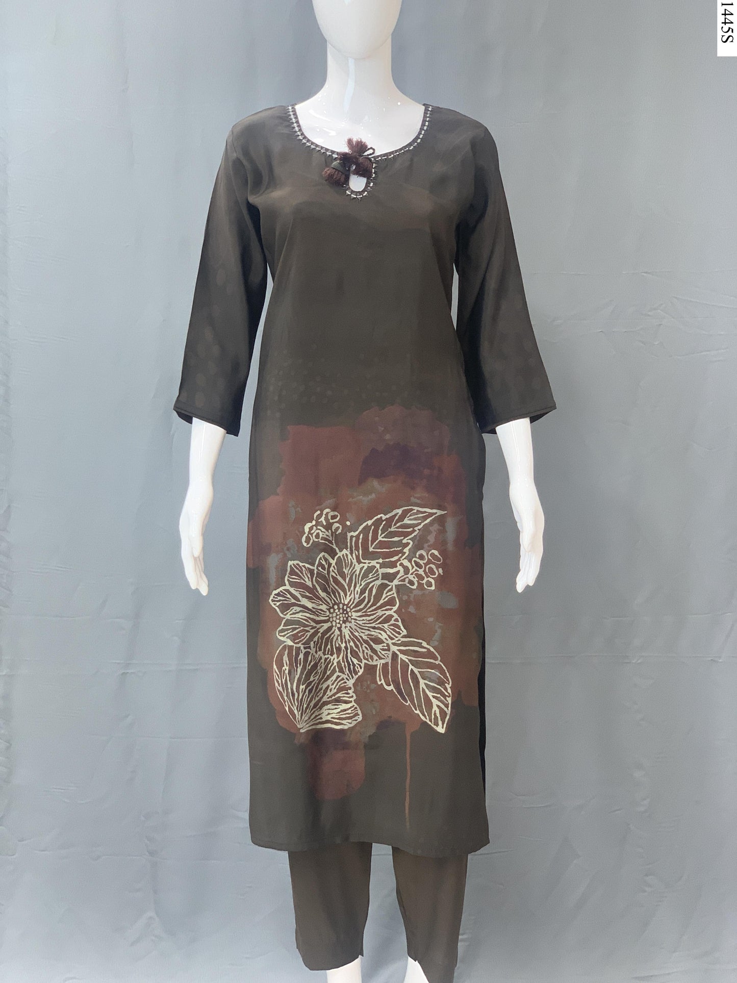 3Pcs Suit - 1445S PD BK