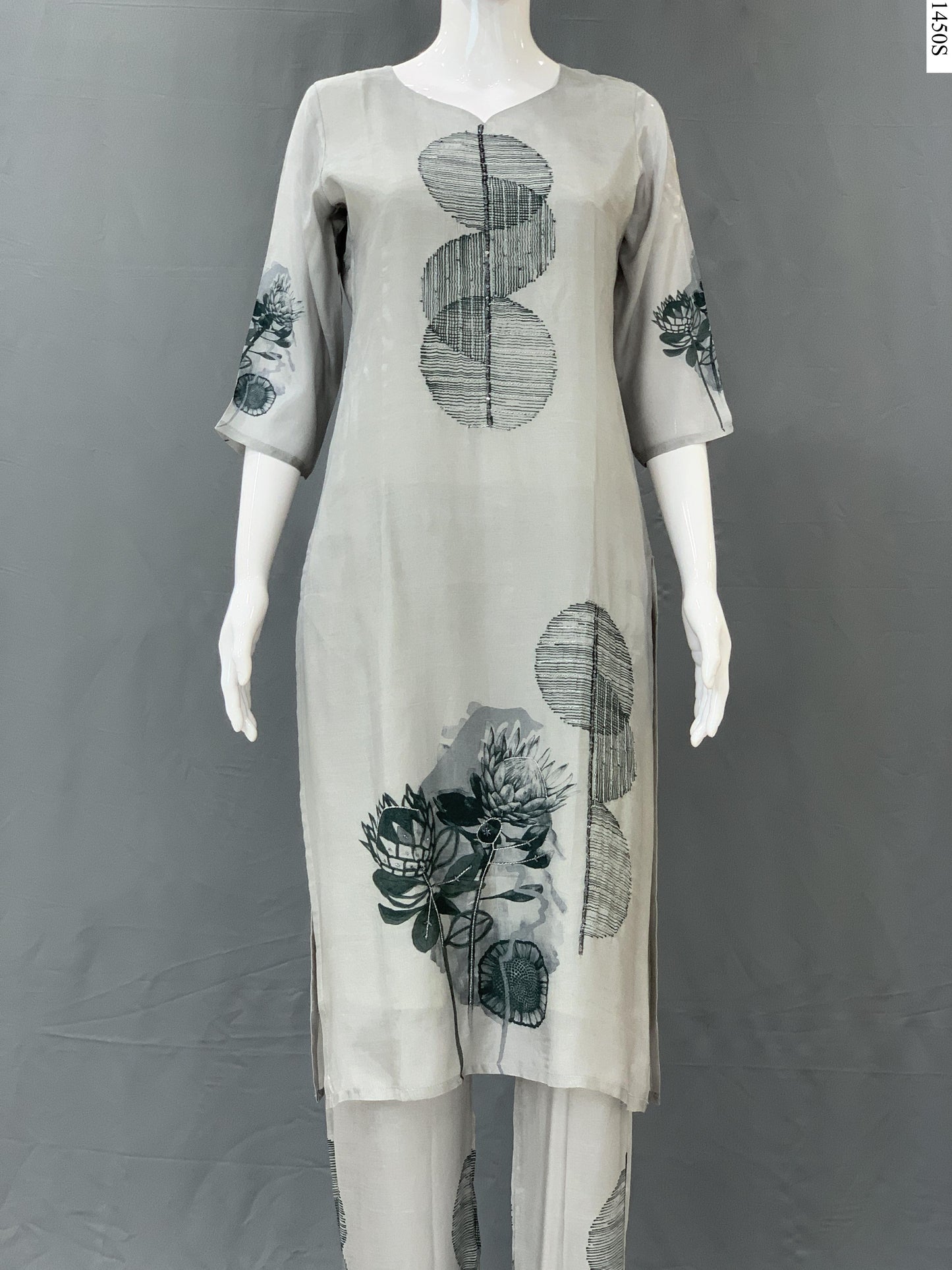 3Pcs Suit - 2041 JAL GY