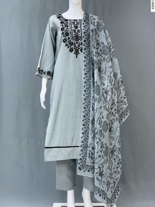 3Pcs Suit - 3607 NY GY