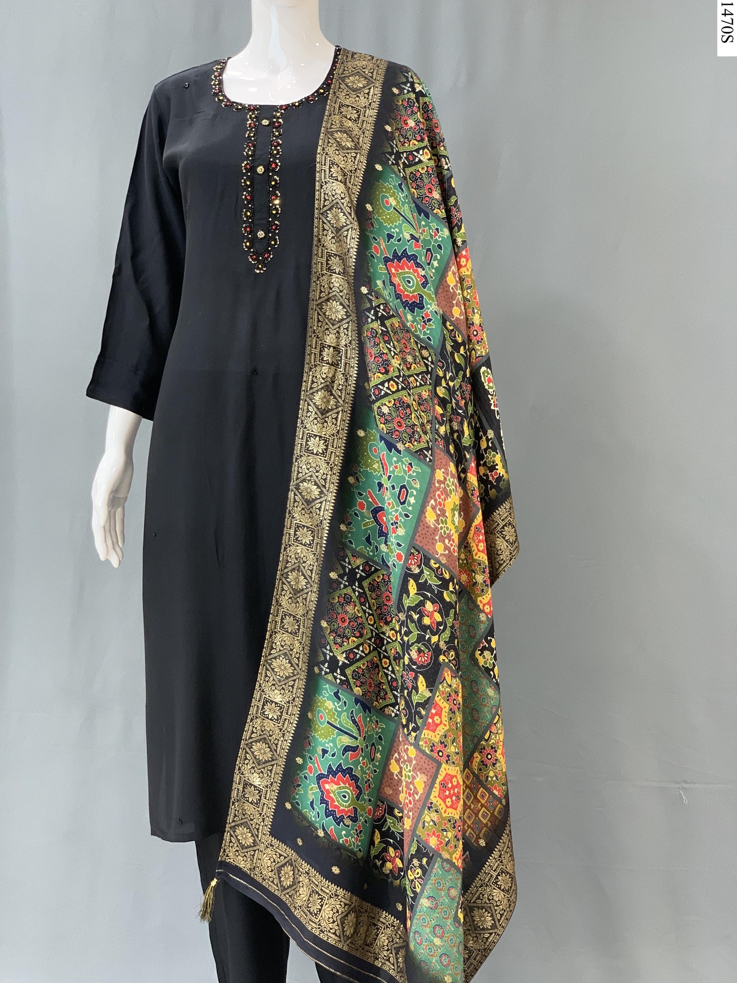 3Pcs Suit - 66146 BE BK