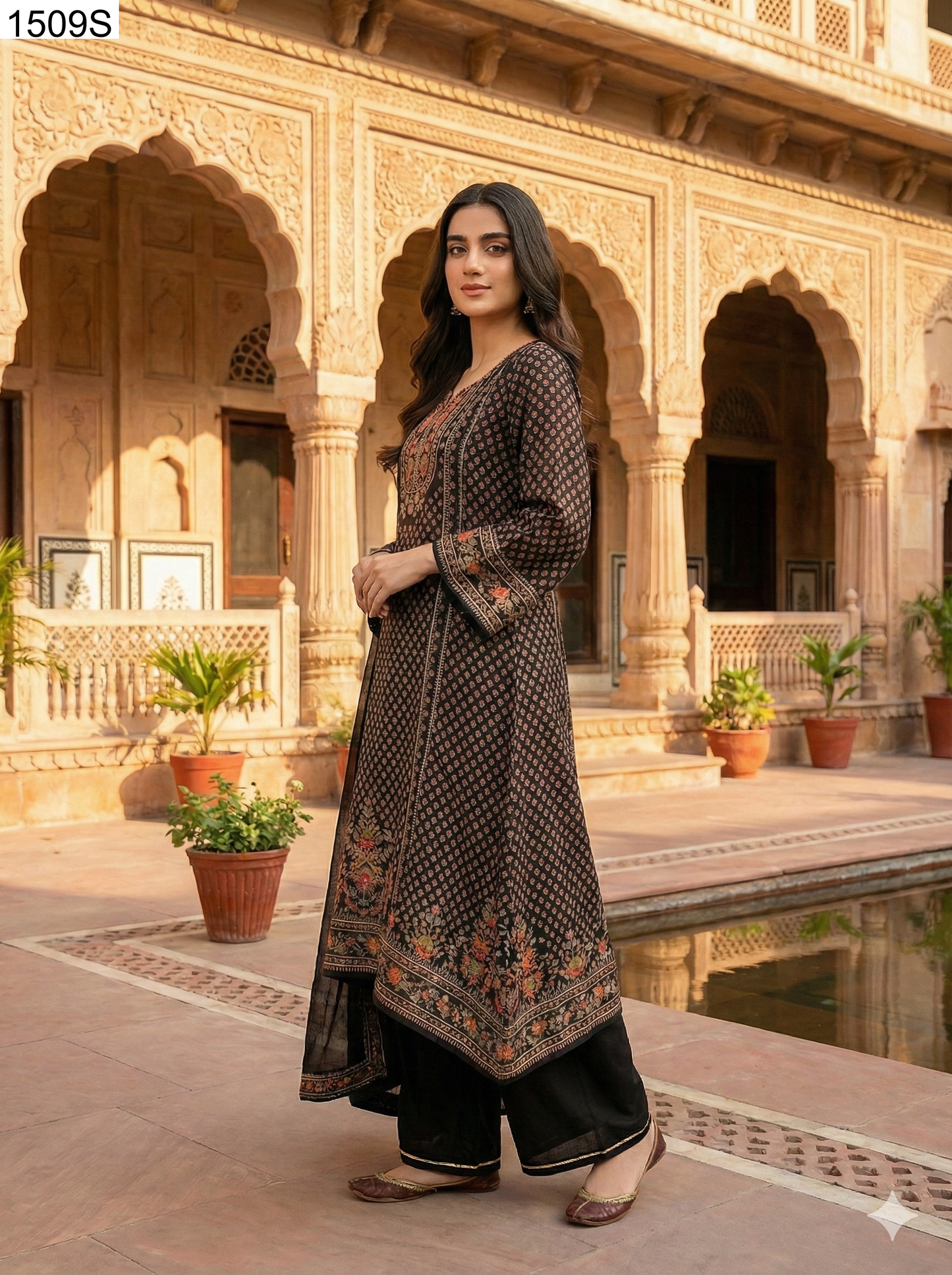 3Pcs Suit - 3620 PS BK